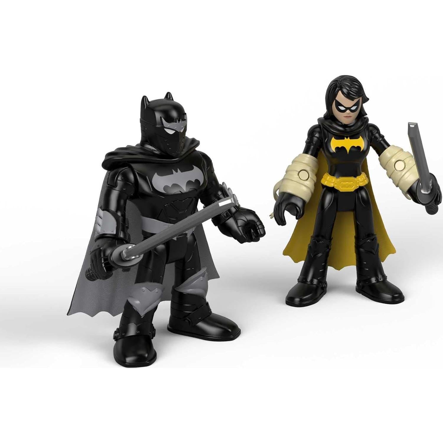 Figuras Imaginext DC Super Friends Batman Ninja y Murciélago Negro