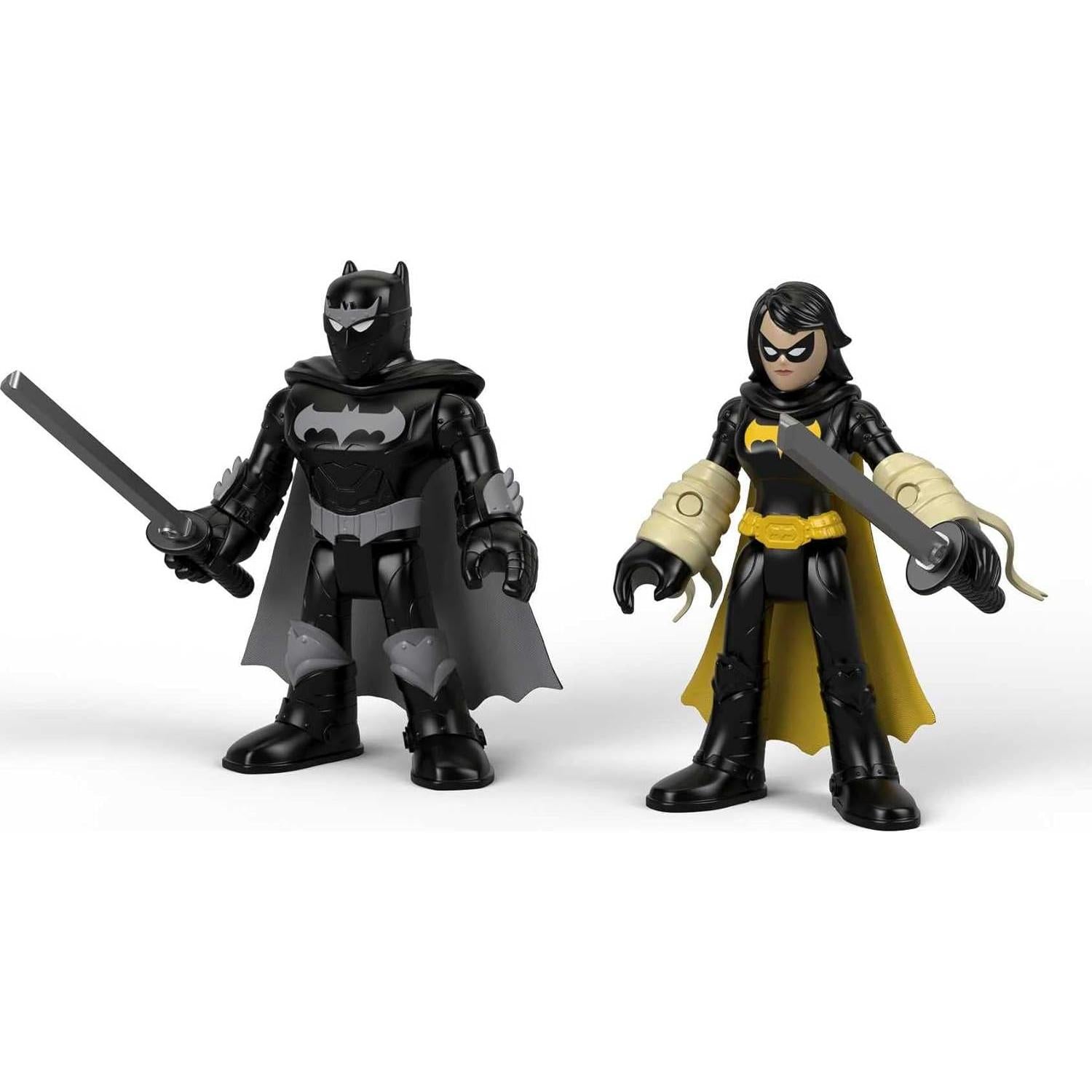 Figuras Imaginext DC Super Friends Batman Ninja y Murciélago Negro