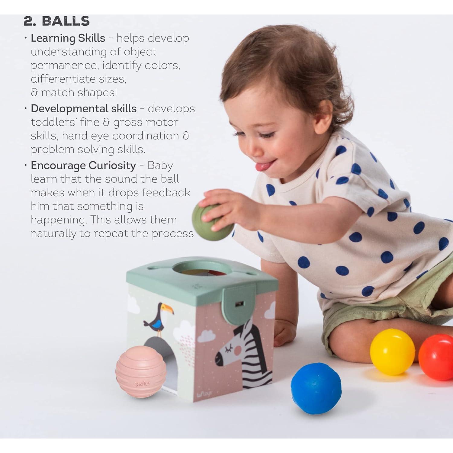 Caja de Tejidos Sensoriales Taf Toys para Bebés - Juguete Educativo