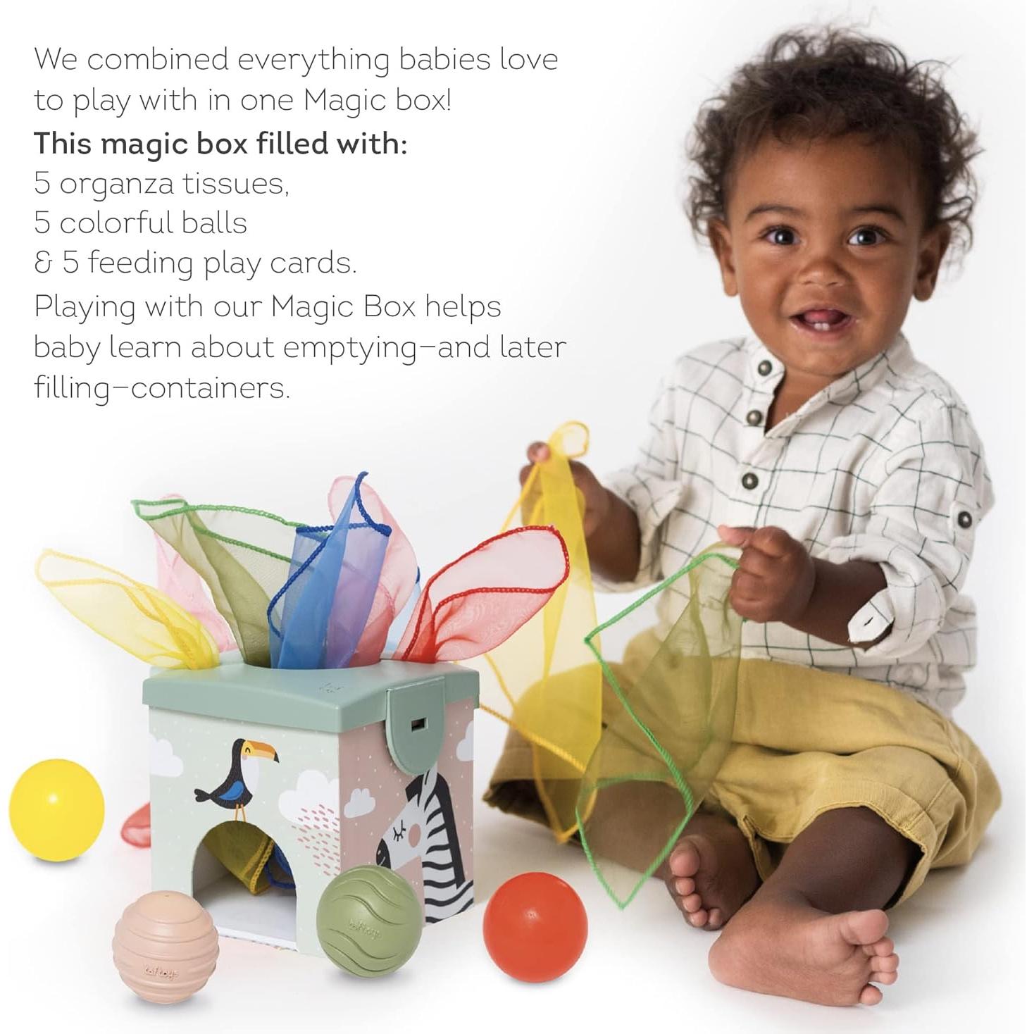 Caja de Tejidos Sensoriales Taf Toys para Bebés - Juguete Educativo