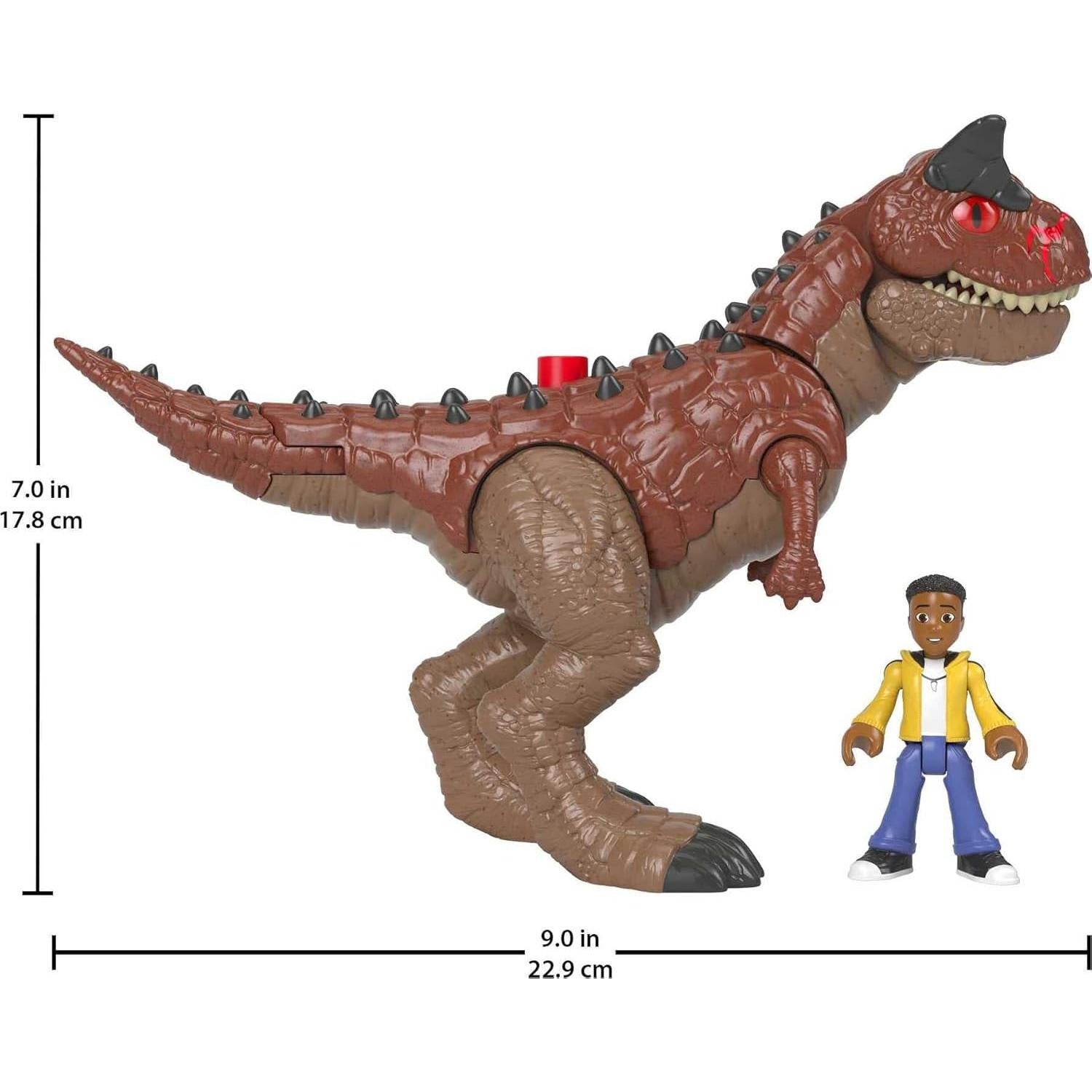 Juguete Dinosaurio Carnotaurus Fisher-Price Imaginext 10 cm