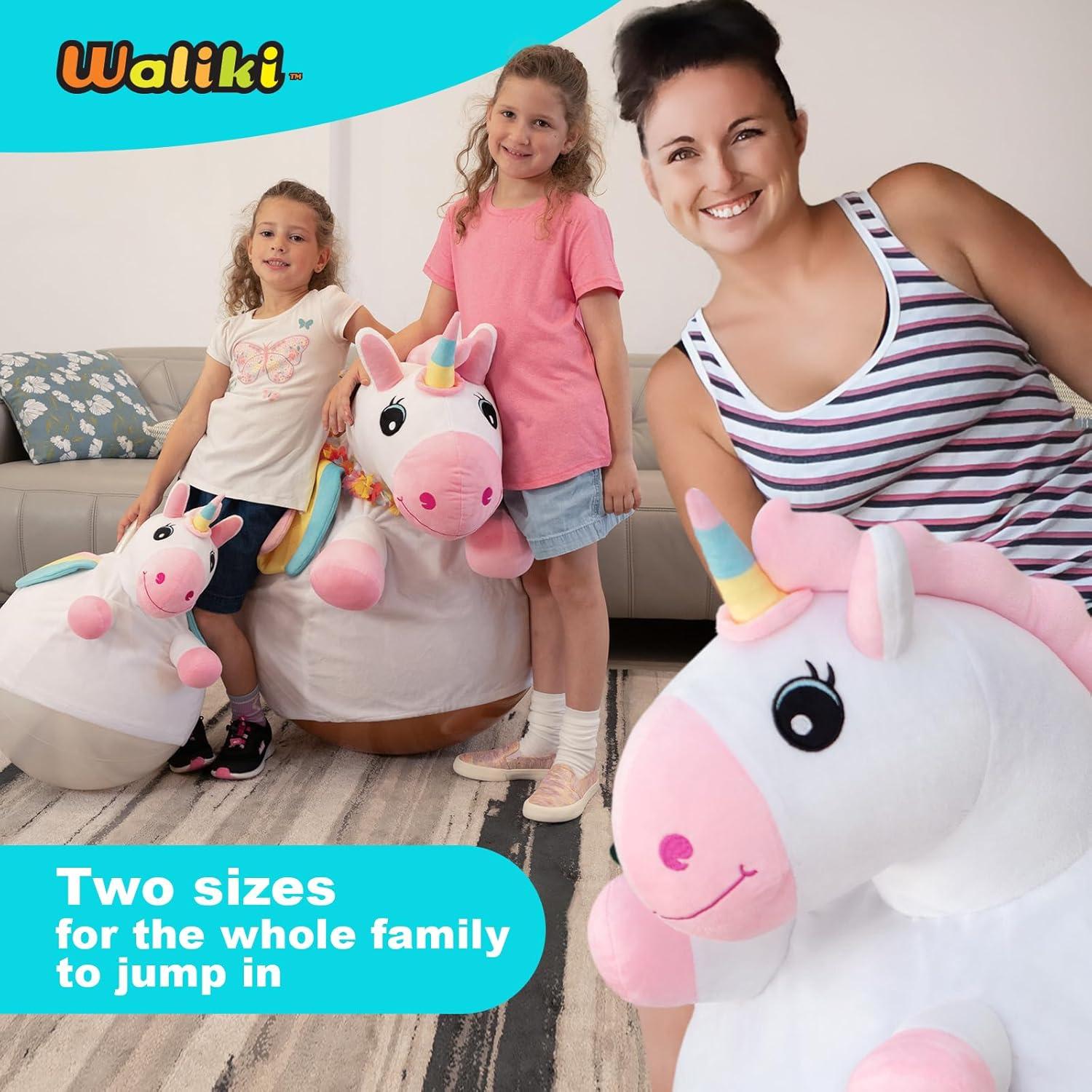 Bola Saltarina Unicornio WALIKI 48 cm para Niñas 6-9 Años