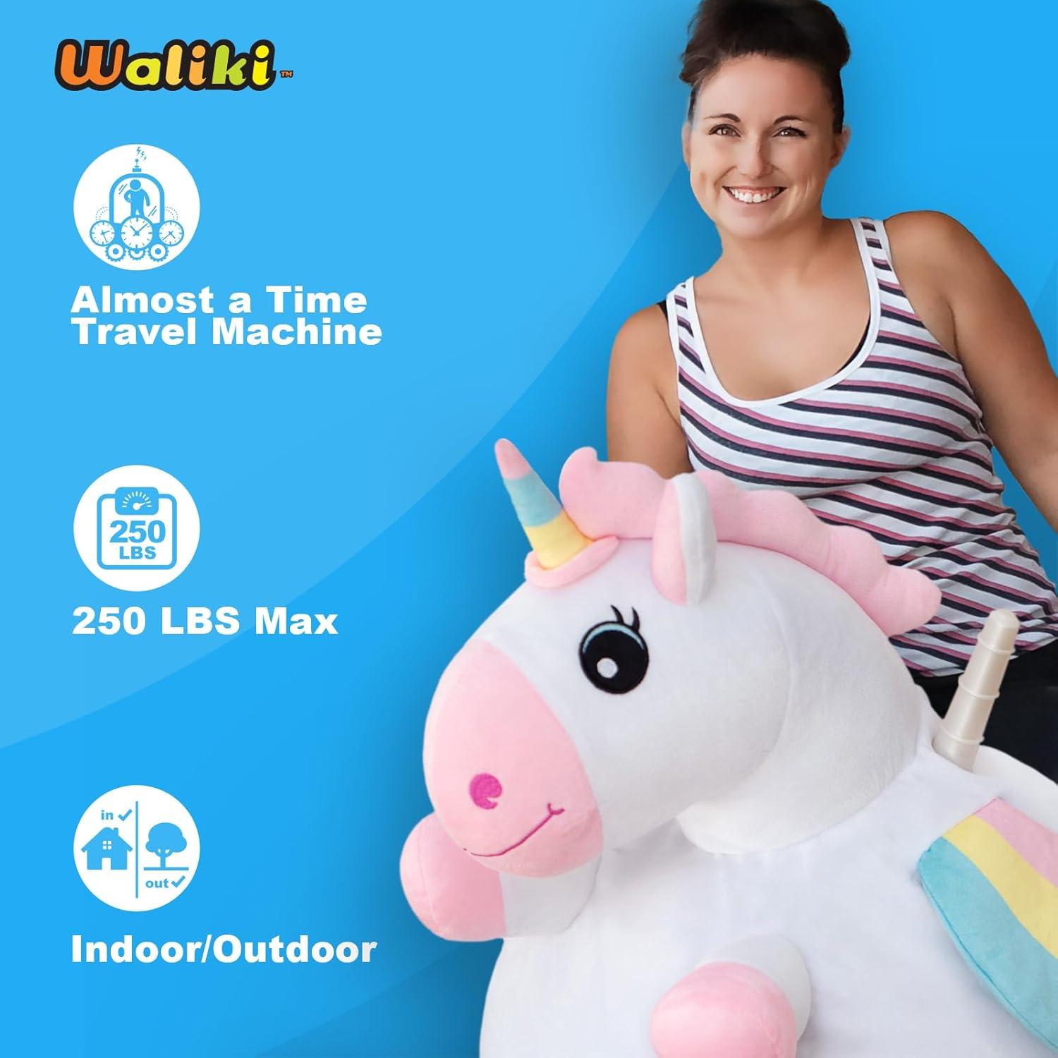 Bola Saltarina Unicornio WALIKI 48 cm para Niñas 6-9 Años
