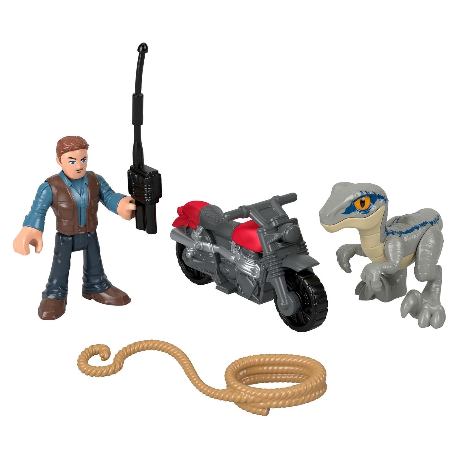 Juguete Dinosaurios Imaginext Fisher-Price Owen y Blue 3+ años