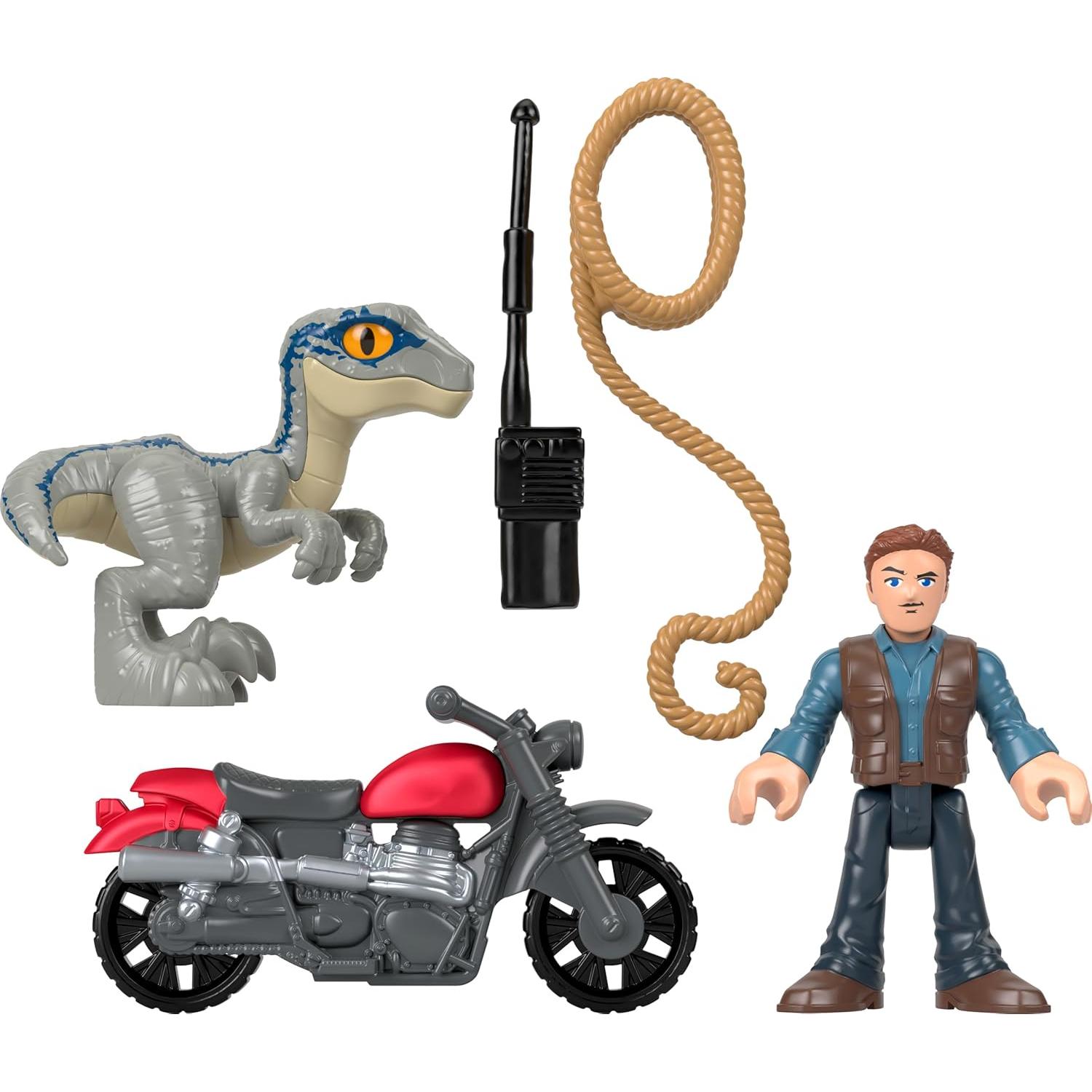 Juguete Dinosaurios Imaginext Fisher-Price Owen y Blue 3+ años