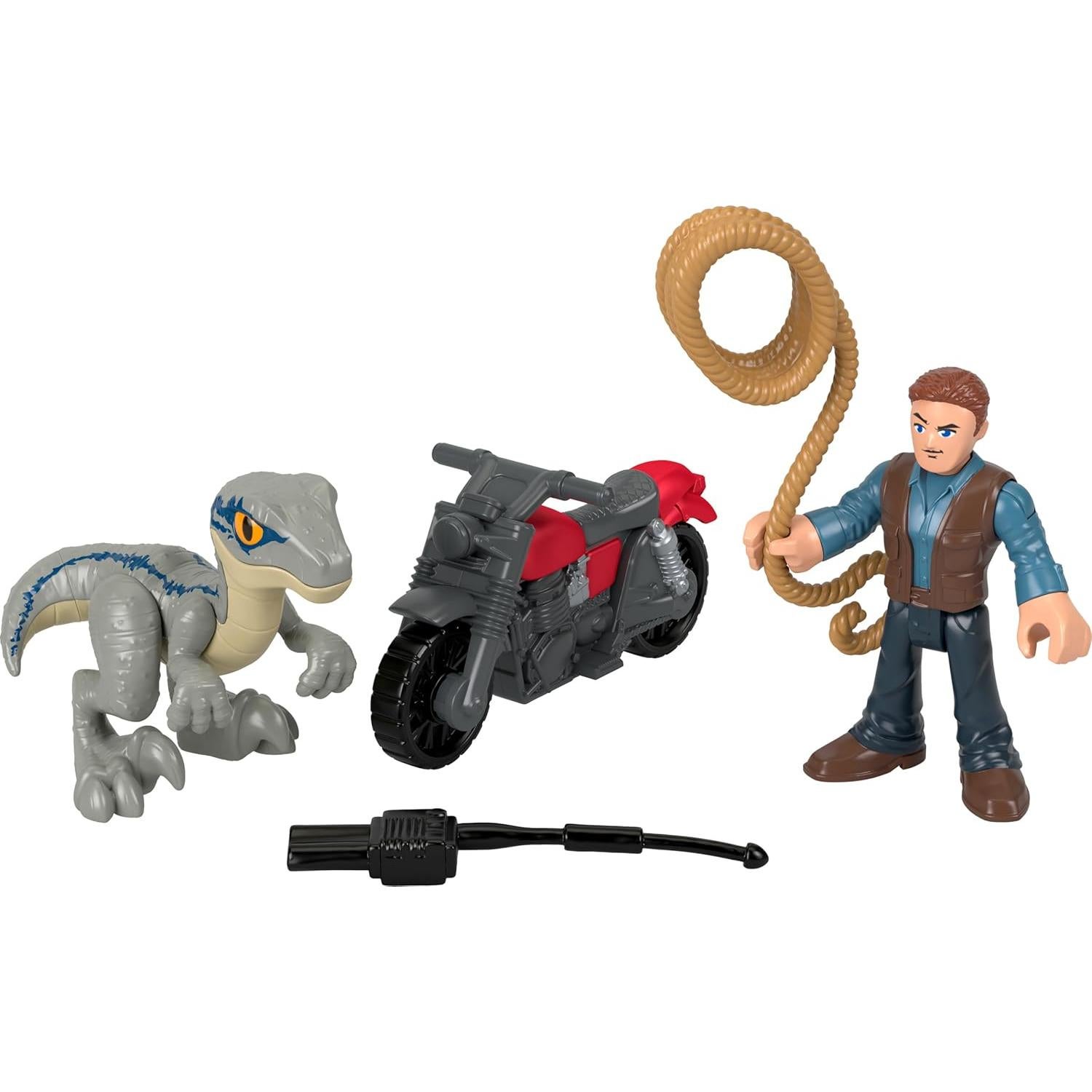 Juguete Dinosaurios Imaginext Fisher-Price Owen y Blue 3+ años