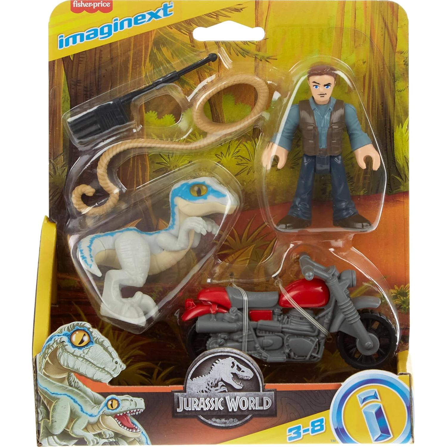 Juguete Dinosaurios Imaginext Fisher-Price Owen y Blue 3+ años