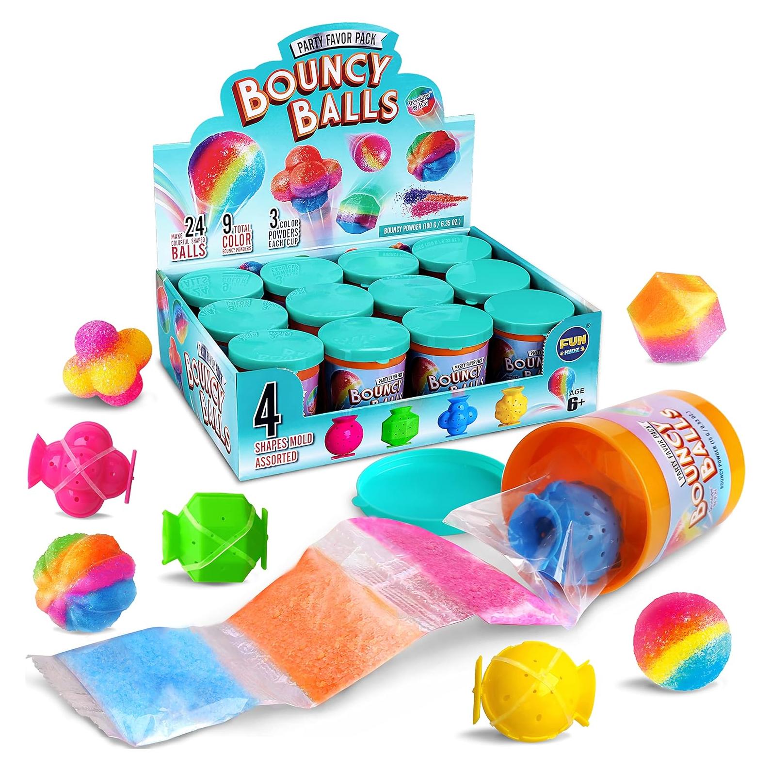 Kit de Pelotas Rebotadoras FUNKIDZ - 12 Moldes Coloridos