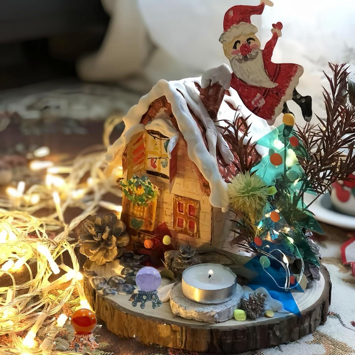 Fairy Garden Crystal Glass Ball in Gold, Yellow Gold, Bronze, Silver, Dollhouse Wizard Minis Terrarium Miniatures Halloween Craft Supply