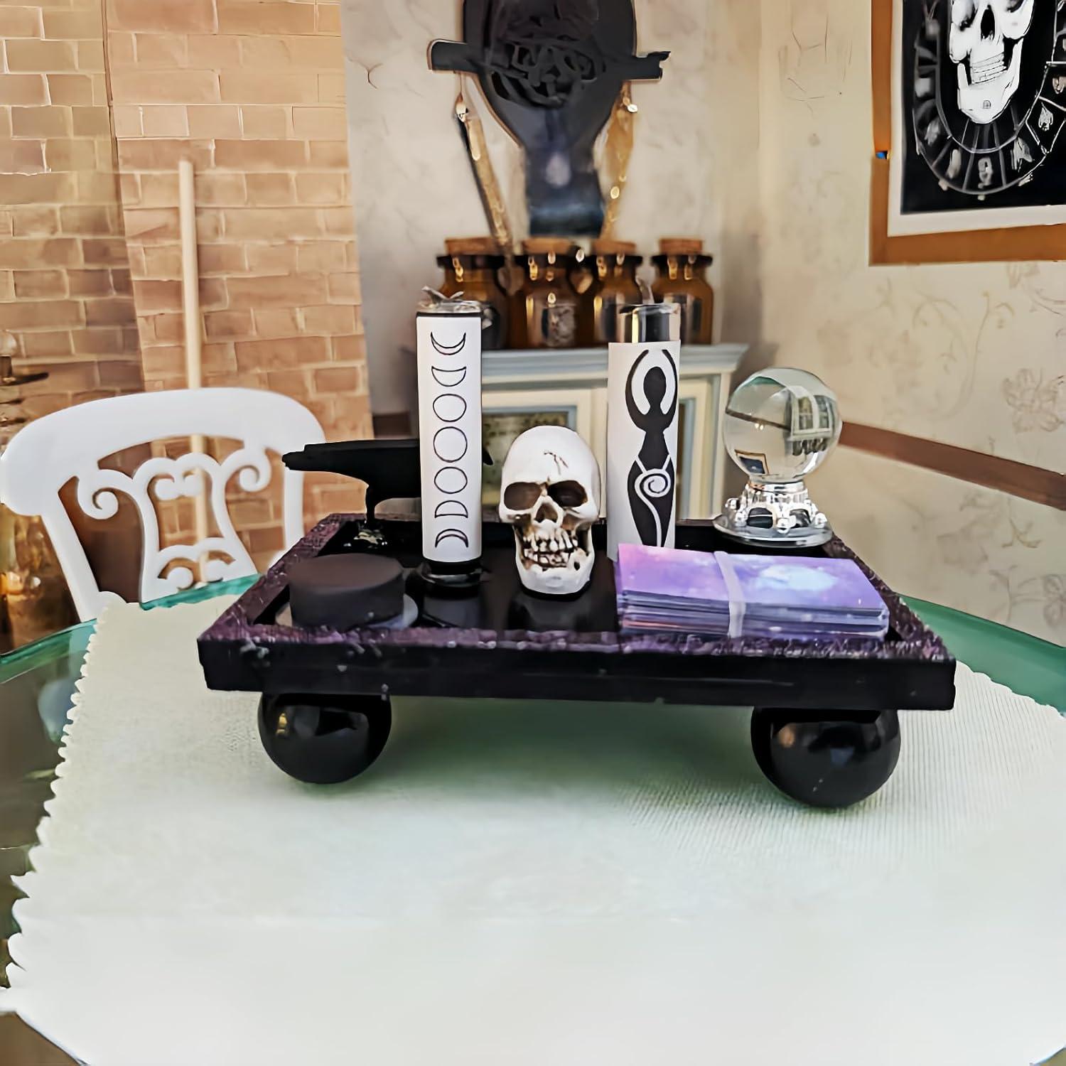 Fairy Garden Crystal Glass Ball in Gold, Yellow Gold, Bronze, Silver, Dollhouse Wizard Minis Terrarium Miniatures Halloween Craft Supply