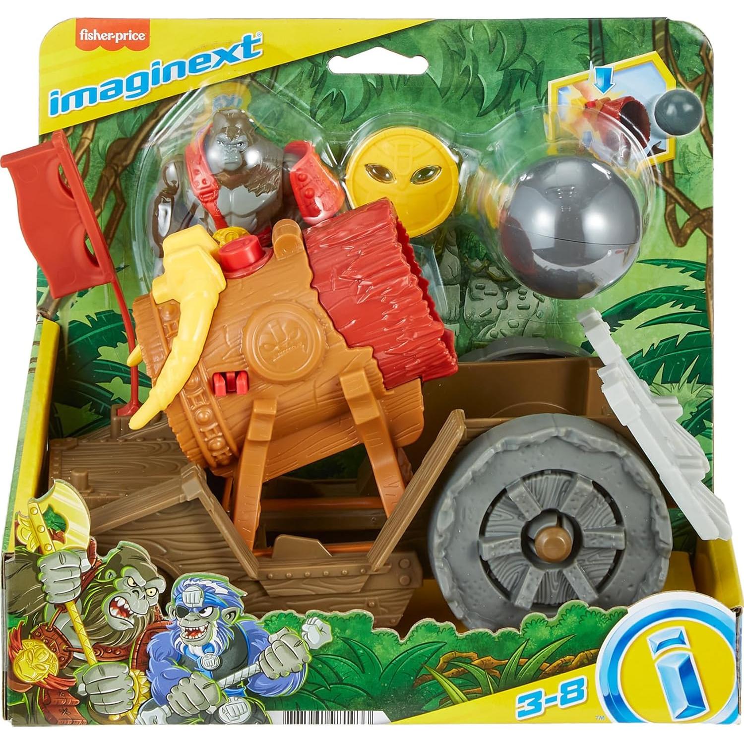 Cañón de Gorila Fisher-Price Imaginext 4 Piezas 3+ Años
