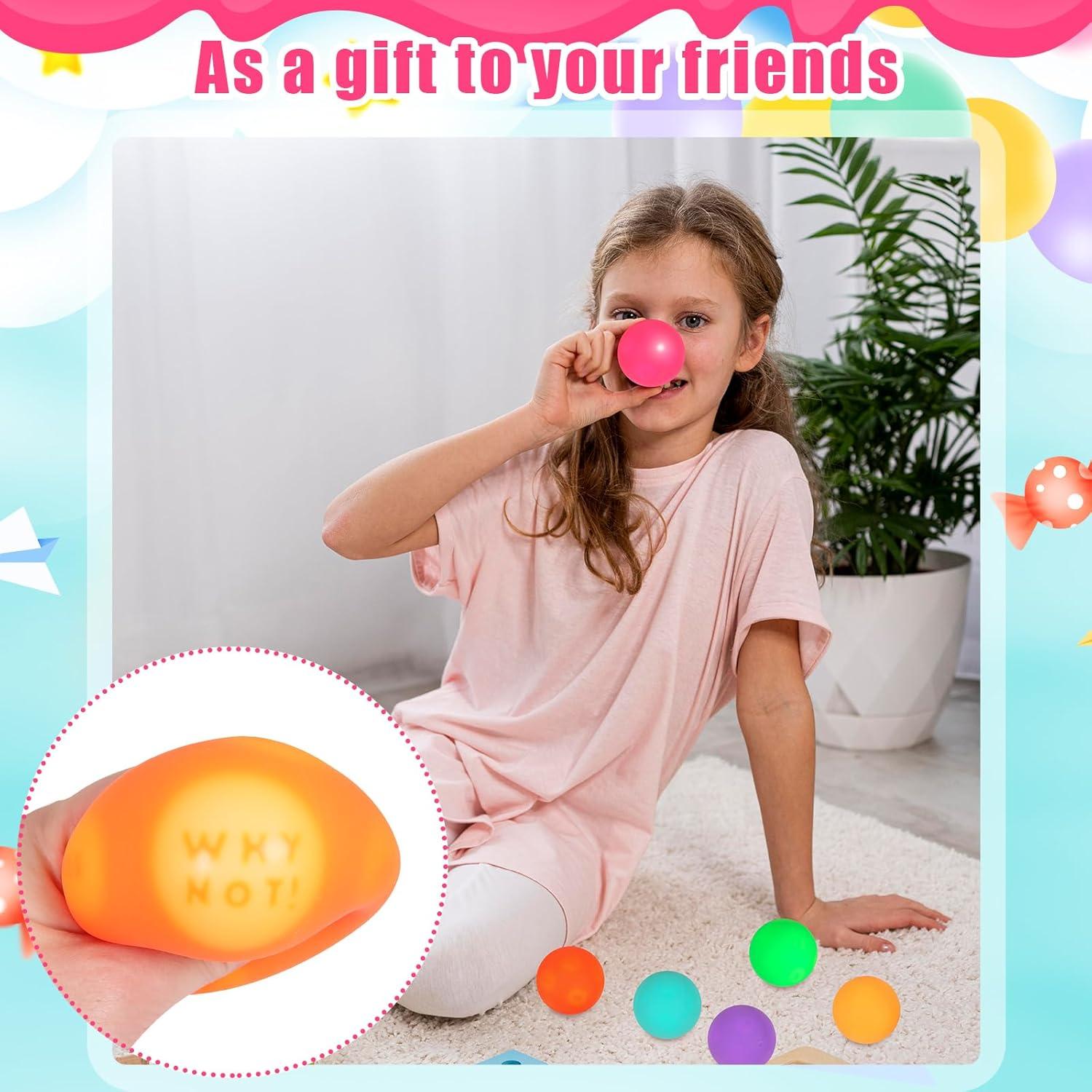 3 Pelotas Antiestrés Shanghaijun 7 cm para Niños y Adultos