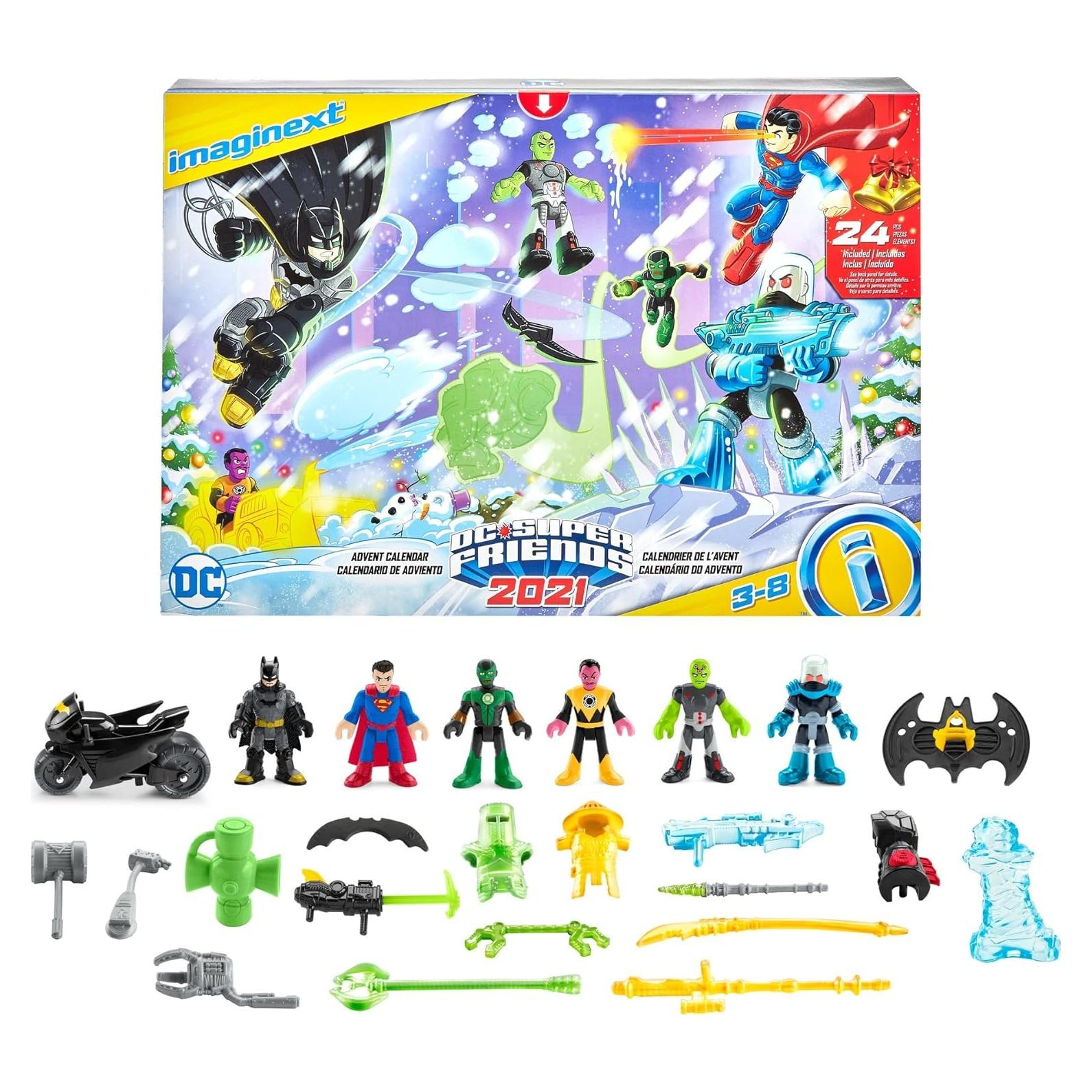Calendario de Adviento Imaginext DC Super Friends 24 juguetes