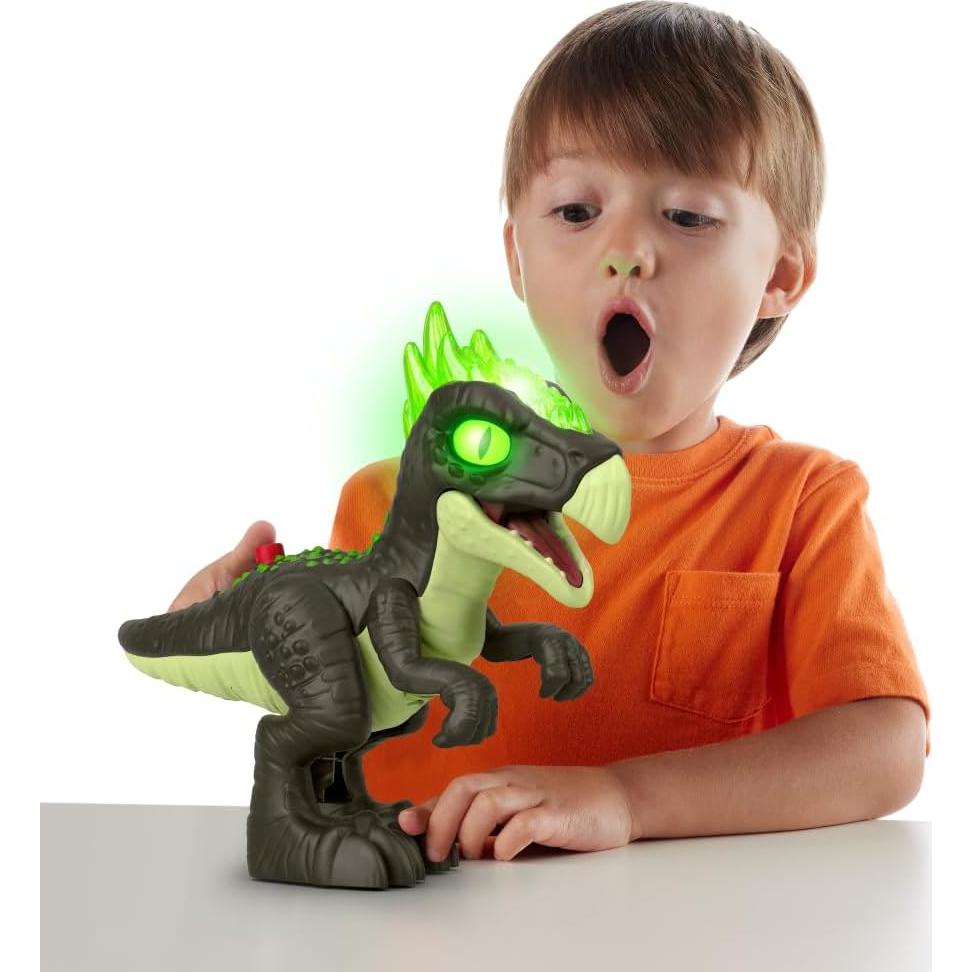 Imaginext Jurassic World Dinosaur Toy Deluxe Dracorex XL 10-Inch with Lights & Sounds for Pretend Play Kids Ages 3+ Years