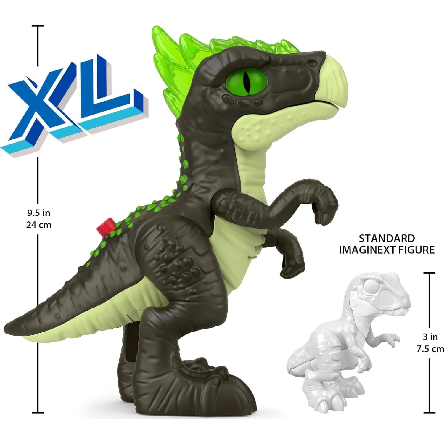 Imaginext Jurassic World Dinosaur Toy Deluxe Dracorex XL 10-Inch with Lights & Sounds for Pretend Play Kids Ages 3+ Years