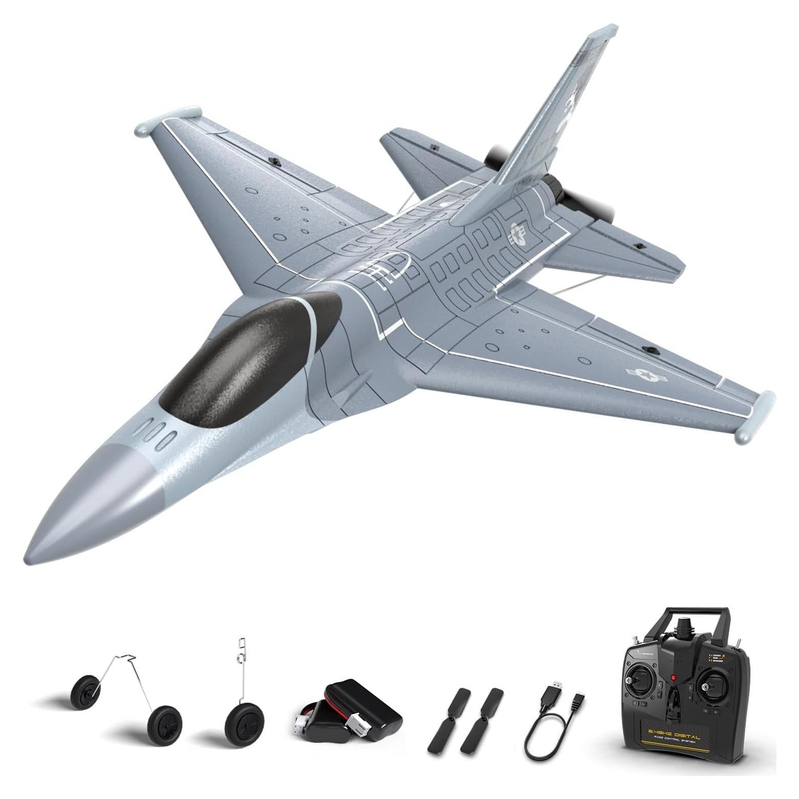 Avión RC VOLANTEXRC 4CH F-16 Halcón Acrobacia 200m