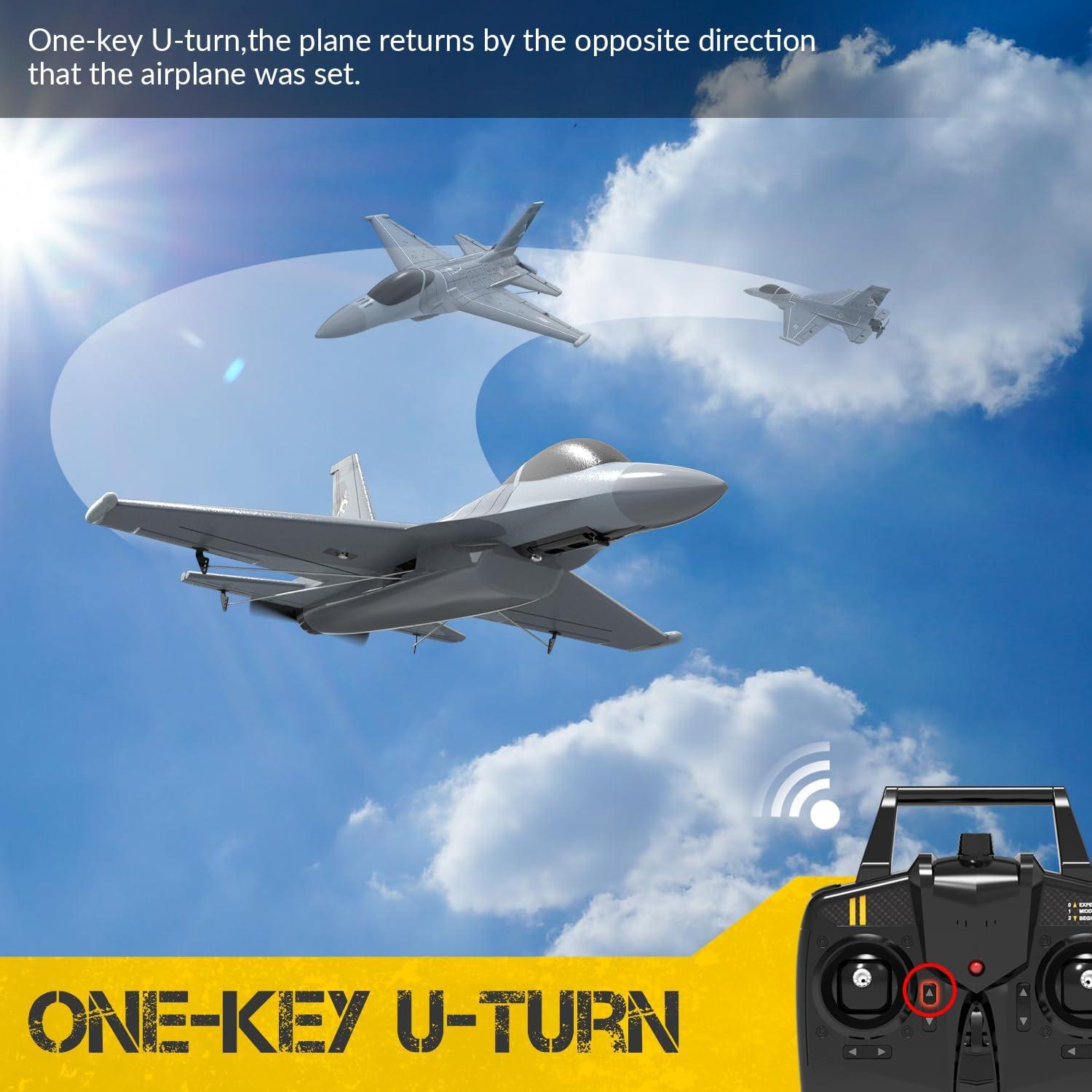 Avión RC VOLANTEXRC 4CH F-16 Halcón Acrobacia 200m