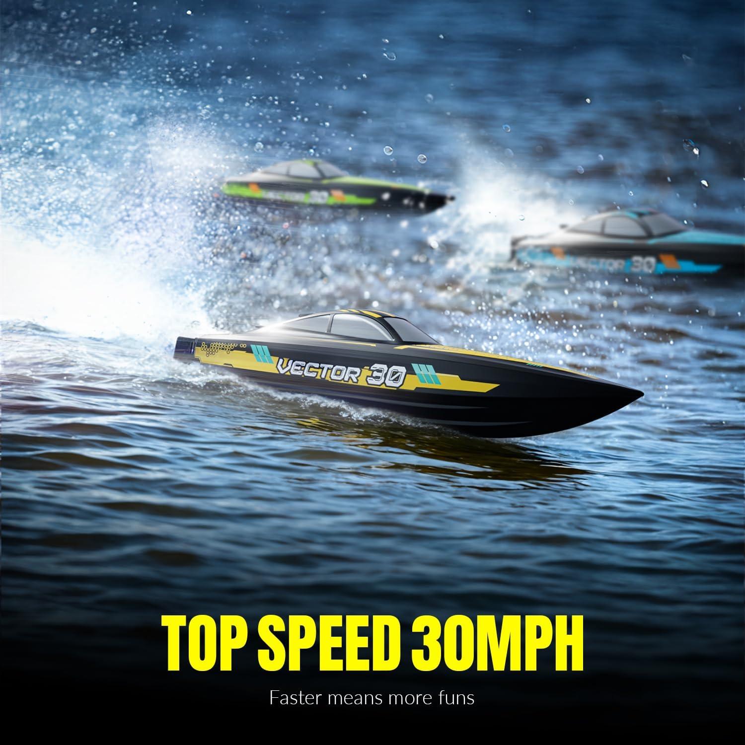 Barco RC VOLANTEXRC Amarillo 48.3 km/h 2 Baterías Recargables