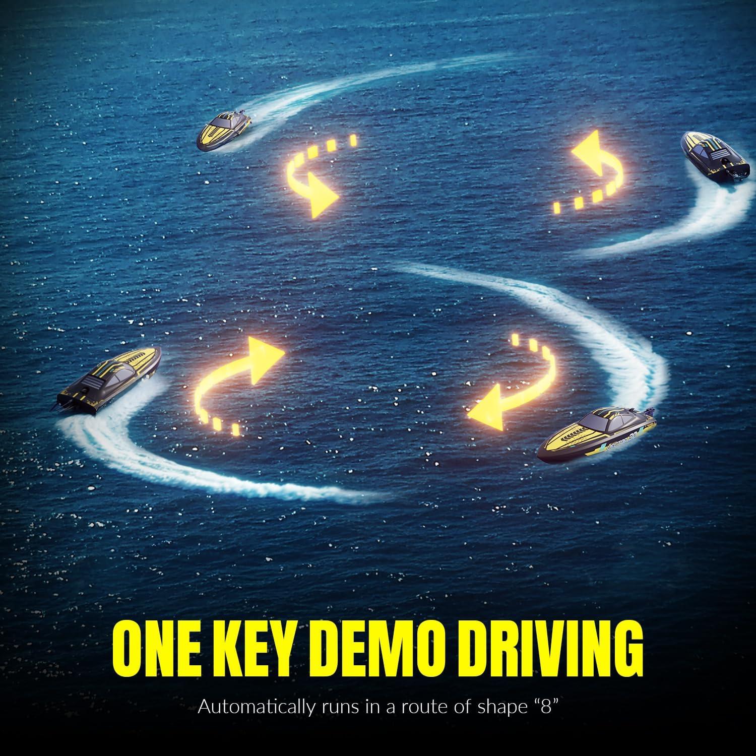 Barco RC VOLANTEXRC Amarillo 48.3 km/h 2 Baterías Recargables