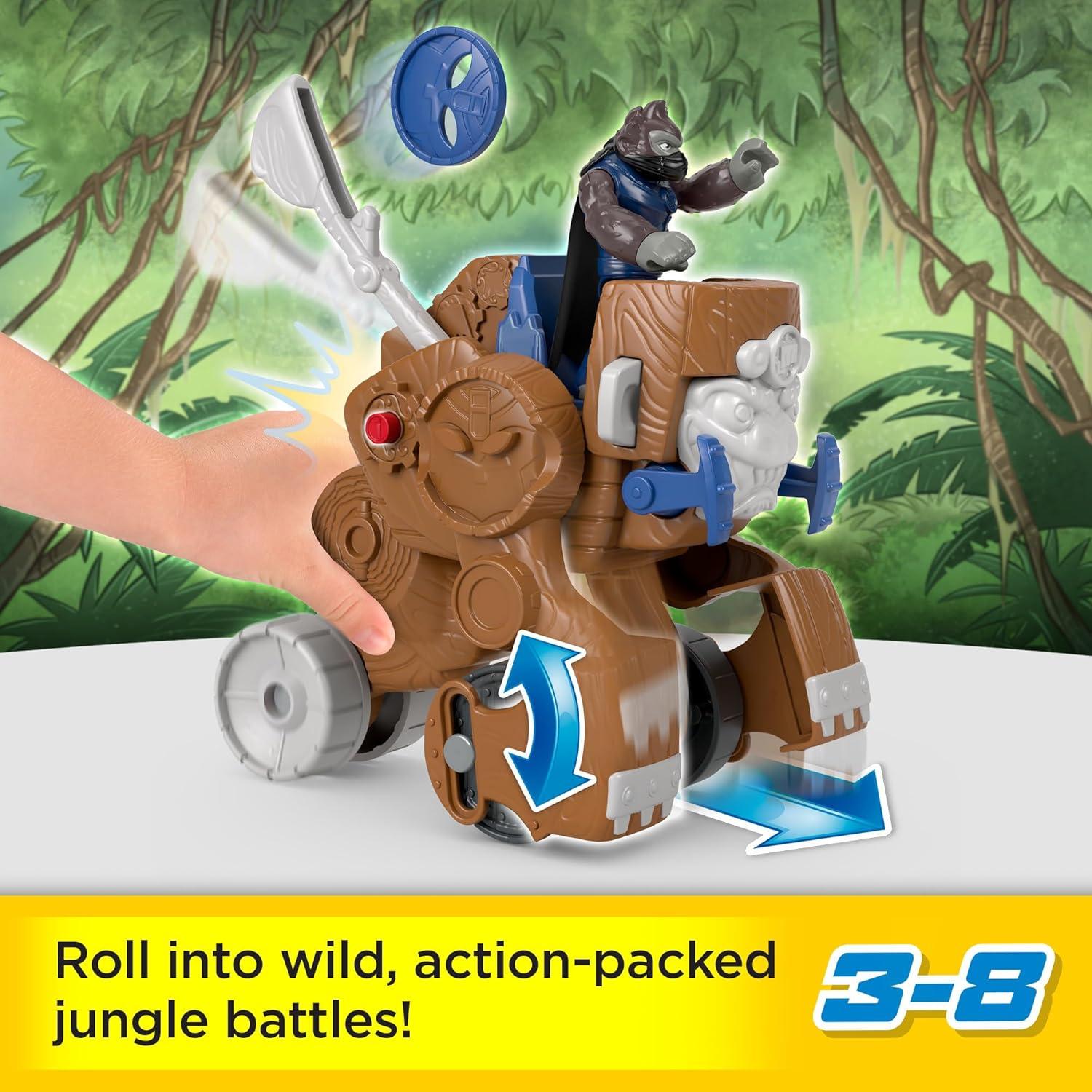 Catapulta de Mono Fisher-Price Imaginext 4 Piezas 3+ Años