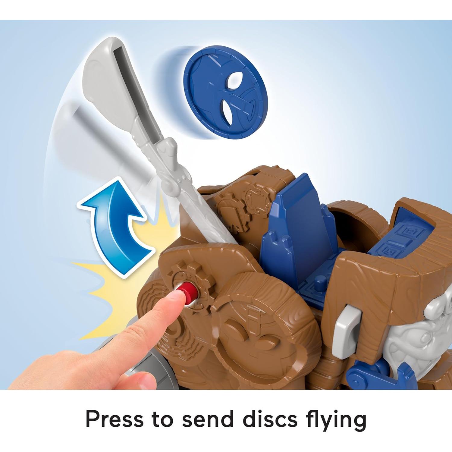 Catapulta de Mono Fisher-Price Imaginext 4 Piezas 3+ Años