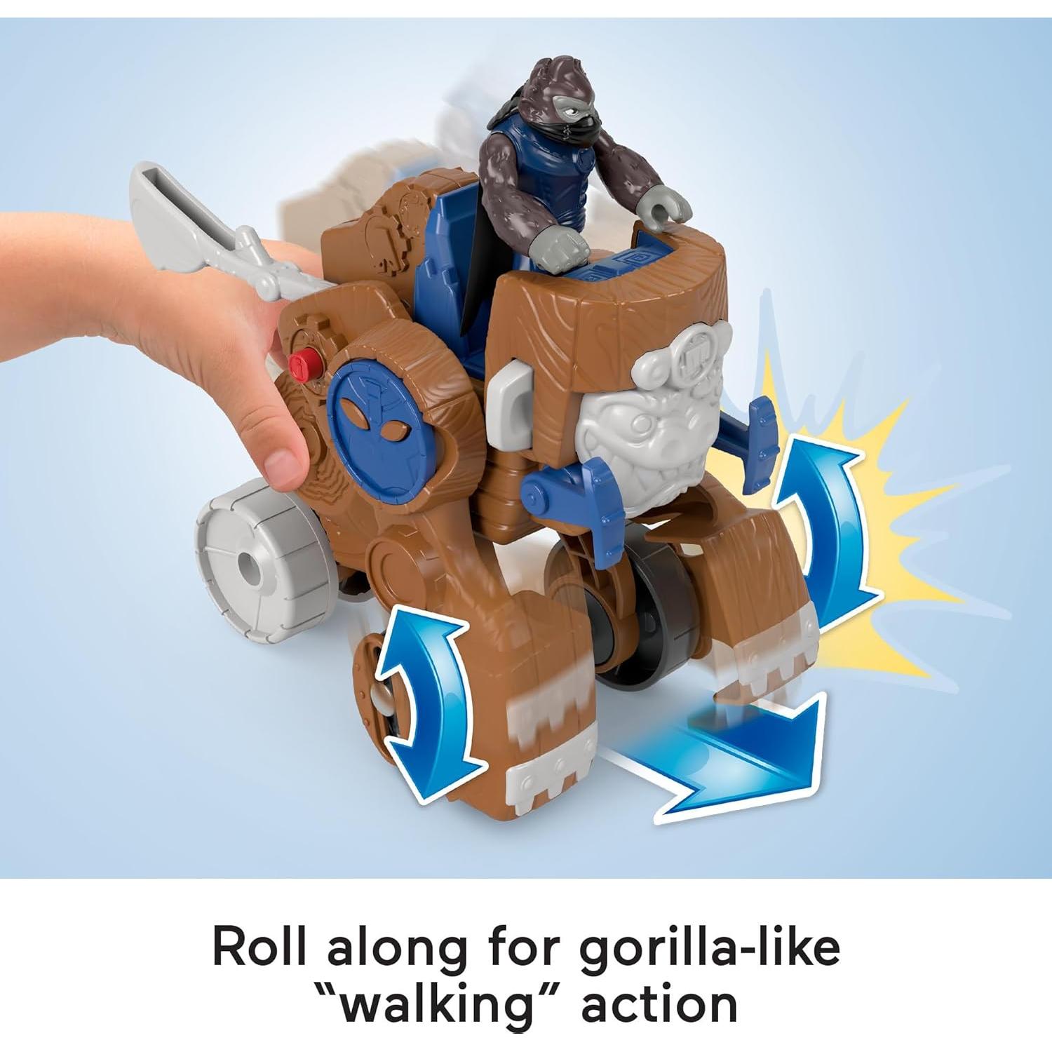 Catapulta de Mono Fisher-Price Imaginext 4 Piezas 3+ Años