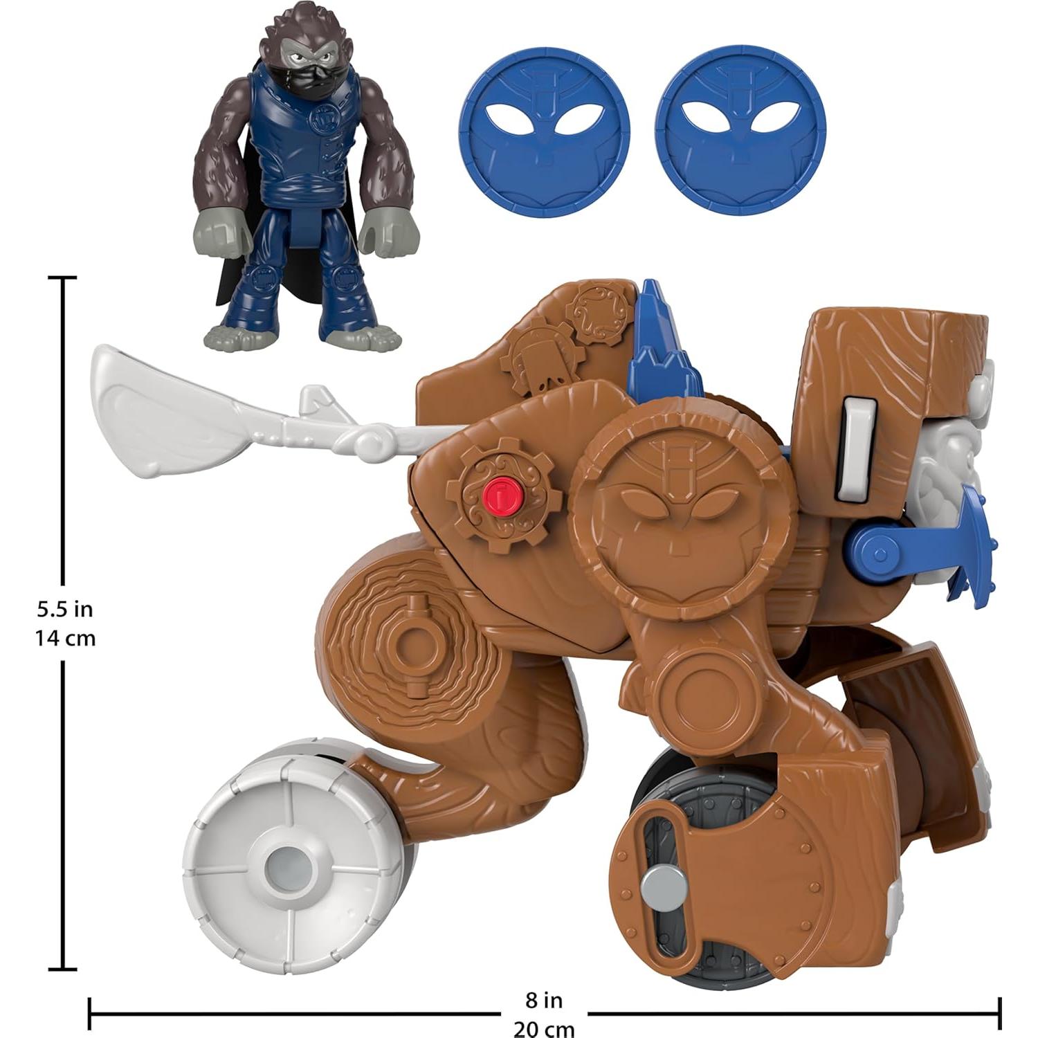 Catapulta de Mono Fisher-Price Imaginext 4 Piezas 3+ Años