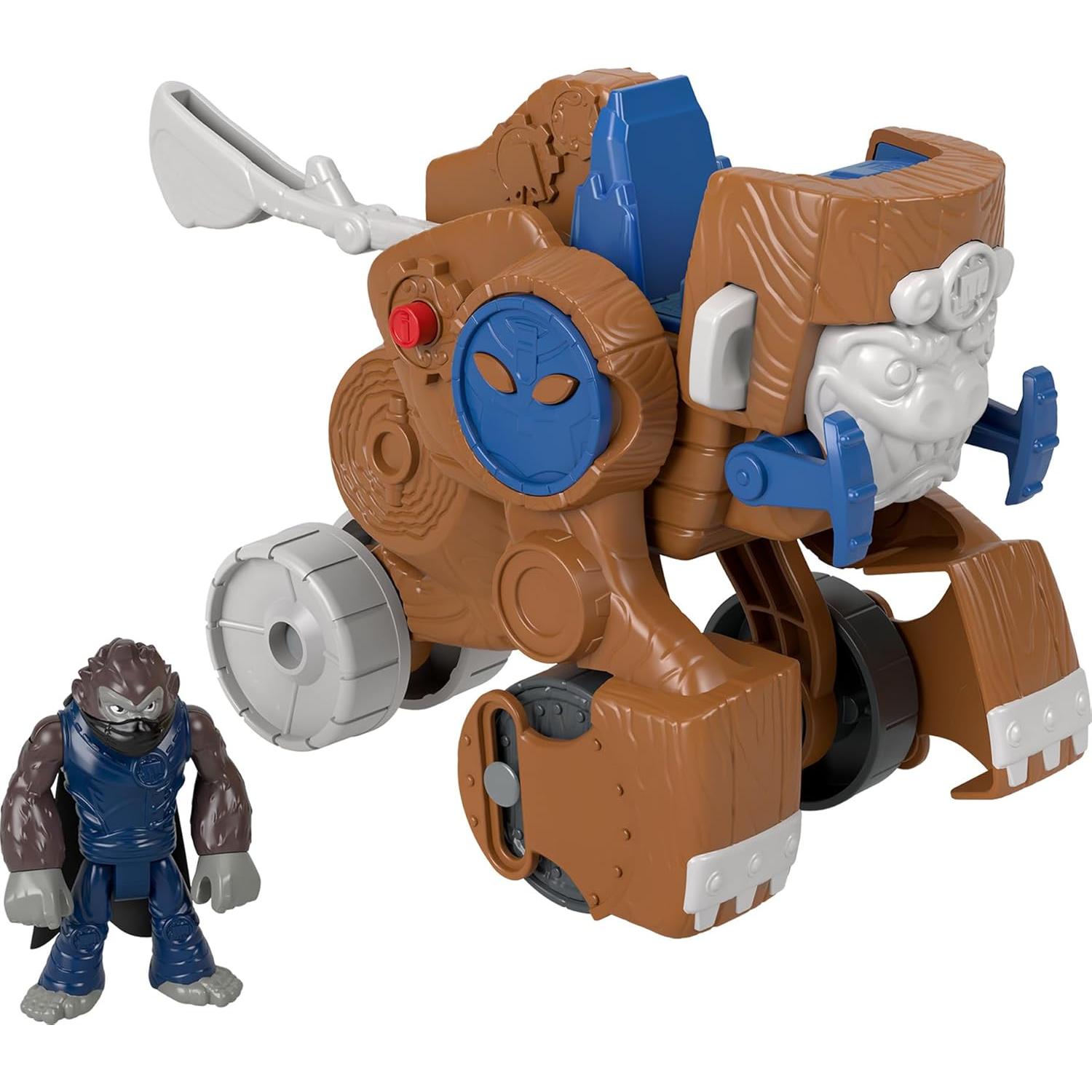 Catapulta de Mono Fisher-Price Imaginext 4 Piezas 3+ Años