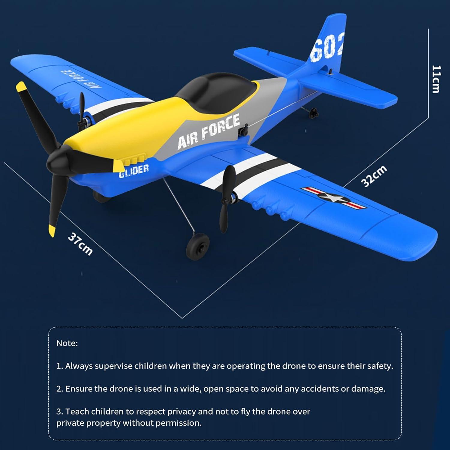 Avión RC Dodoore KF602 2.4GHz con Giroscopio 0.49kg