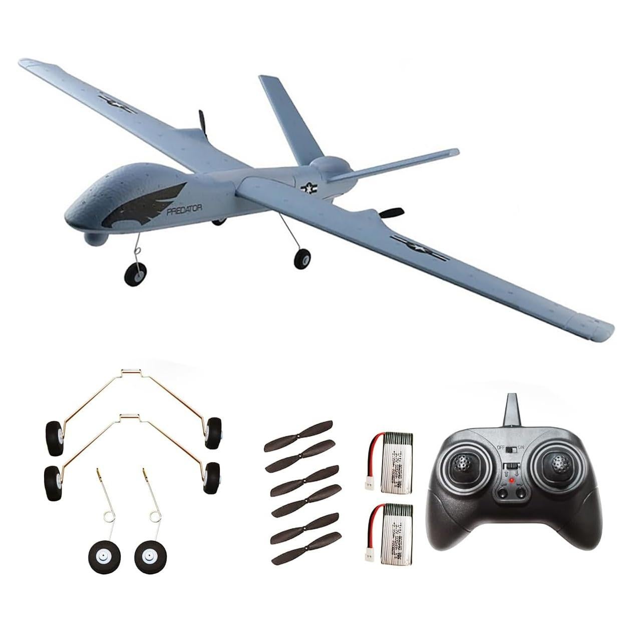 Avión RC Predator 2.4GHz 2 Canales con Giroscopio 660mm