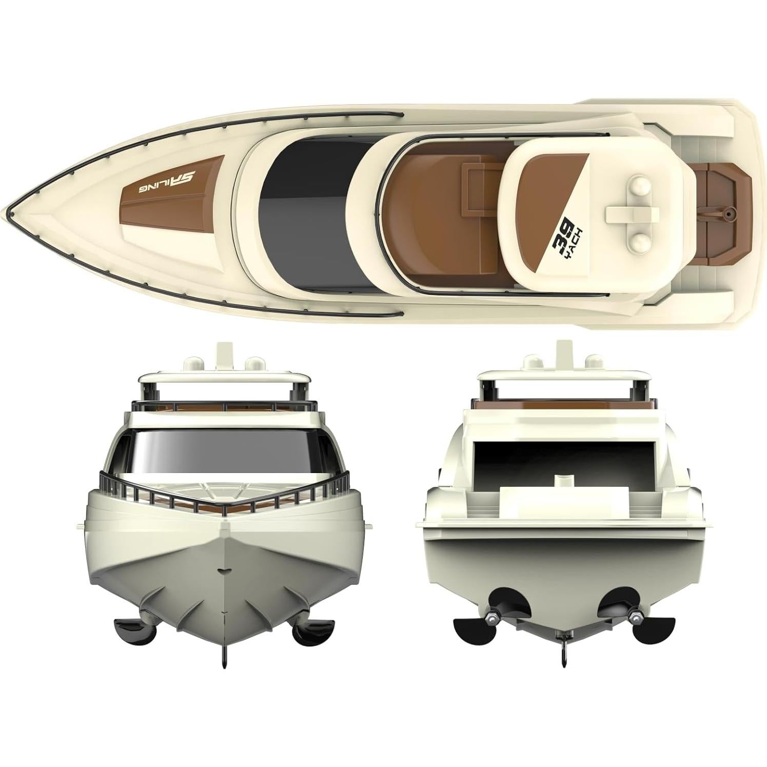 Yate RC de Lujo POCO DIVO 1/28 15km/h Control Remoto