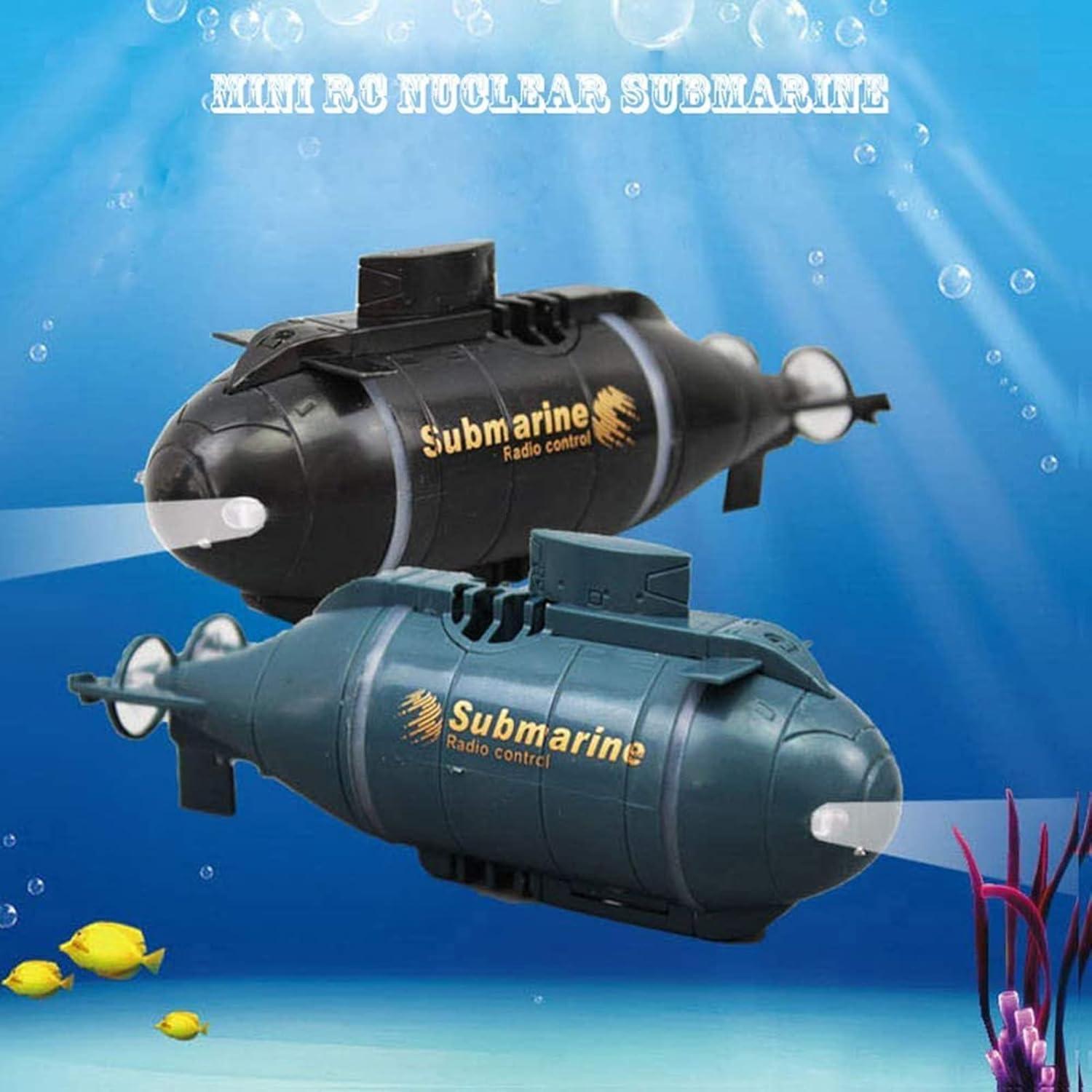 Submarino RC GoolRC 6CH Azul, Juguete Acuático para Niños