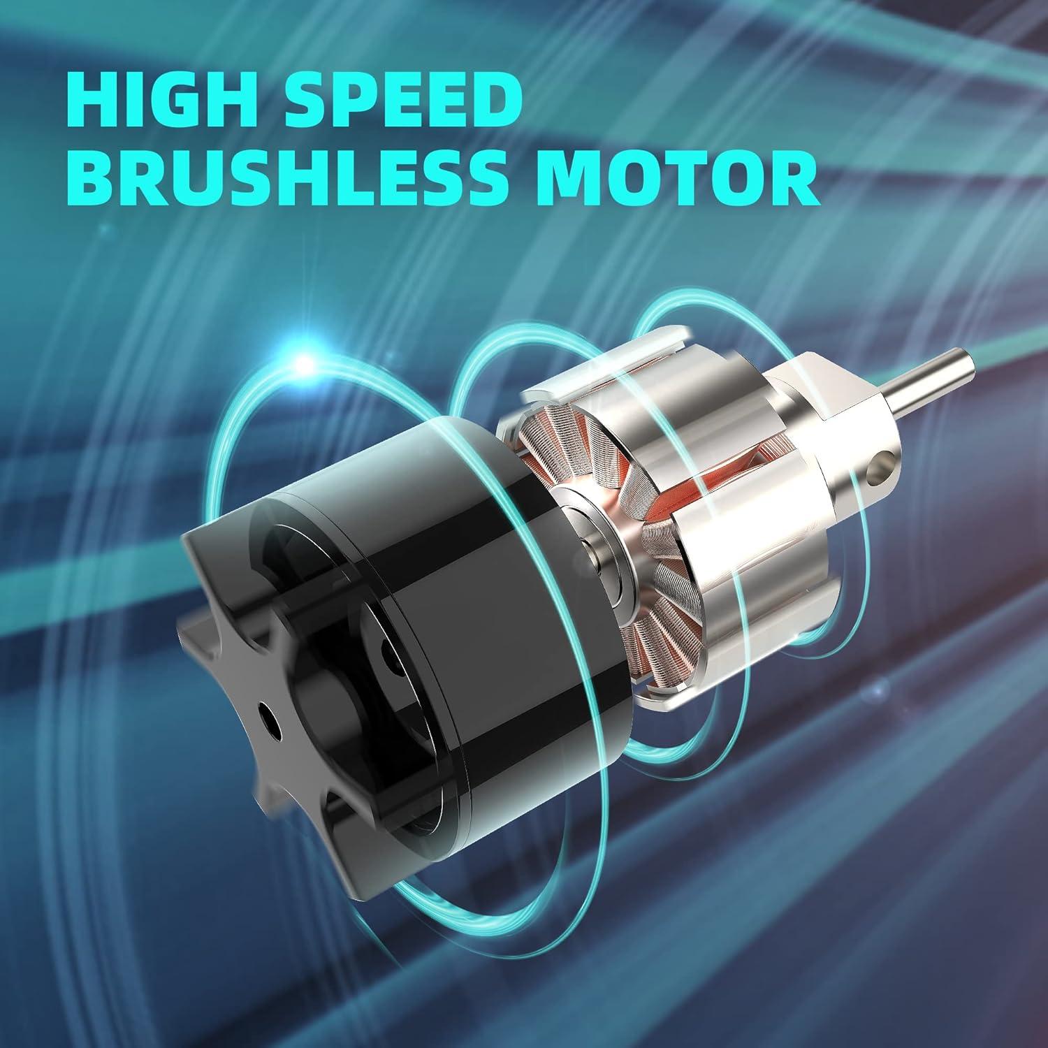 Barco RC Cheerwing 57.7 cm Alta Velocidad 40 km/h LED