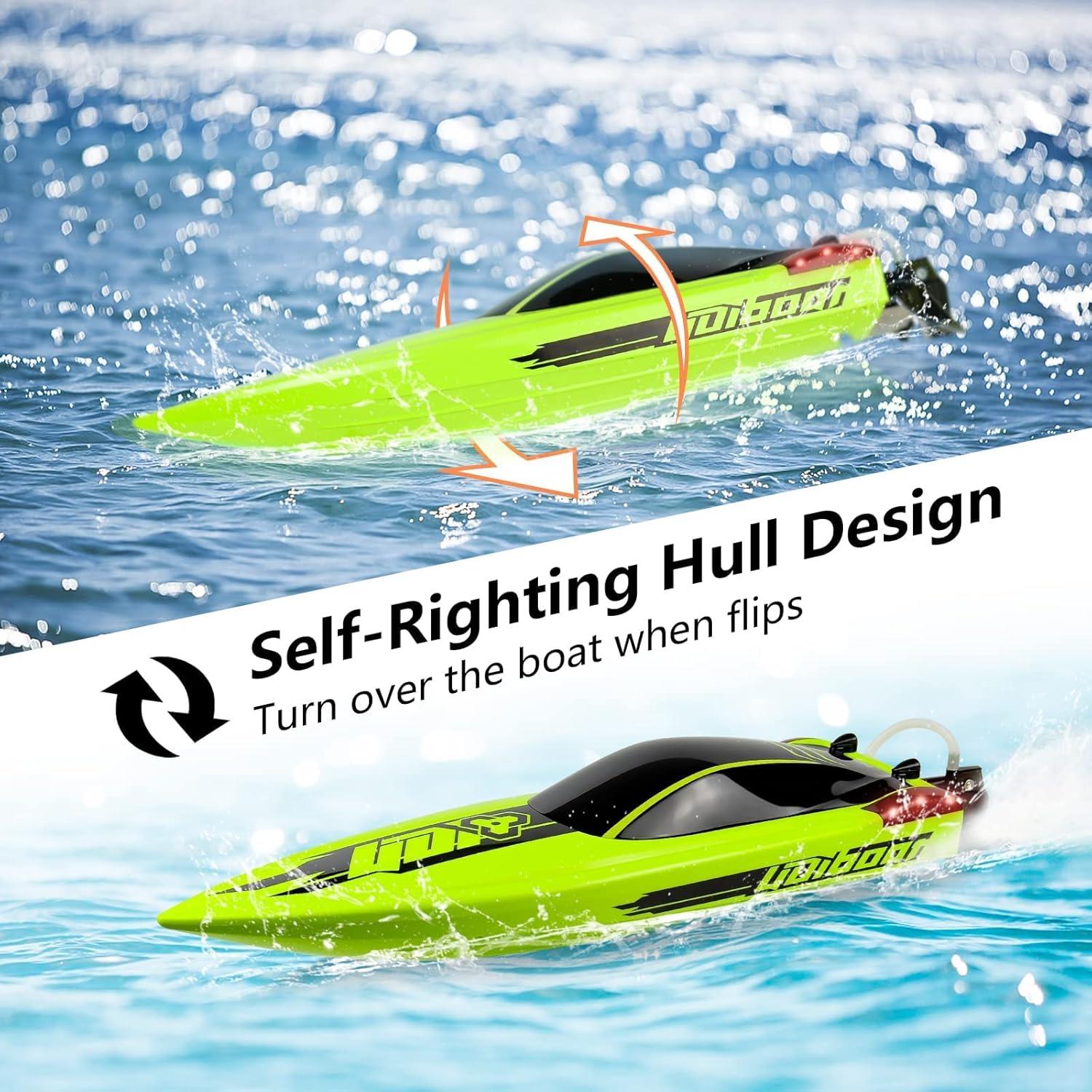 Barco RC Cheerwing 57.7 cm Alta Velocidad 40 km/h LED