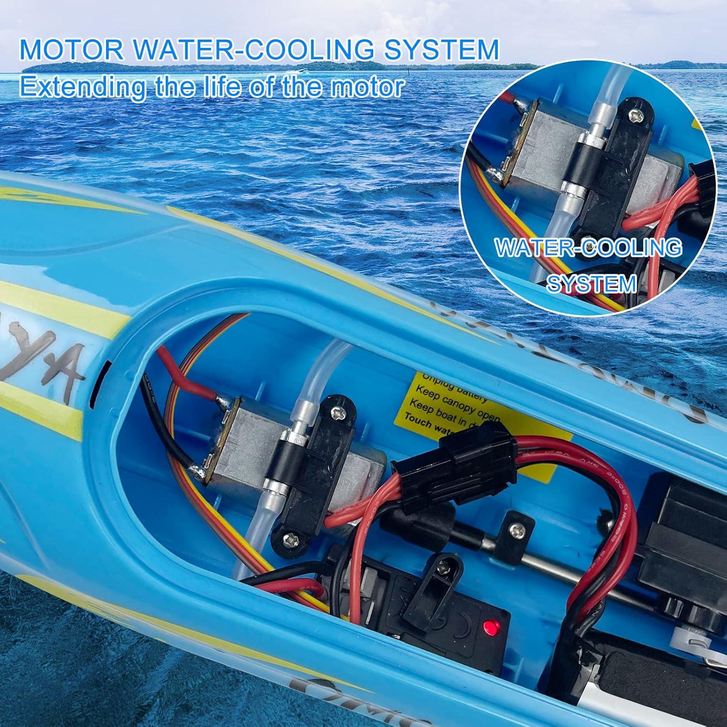 Barco RC OMO-18-RB Alta Velocidad 32 km/h 2 Baterías