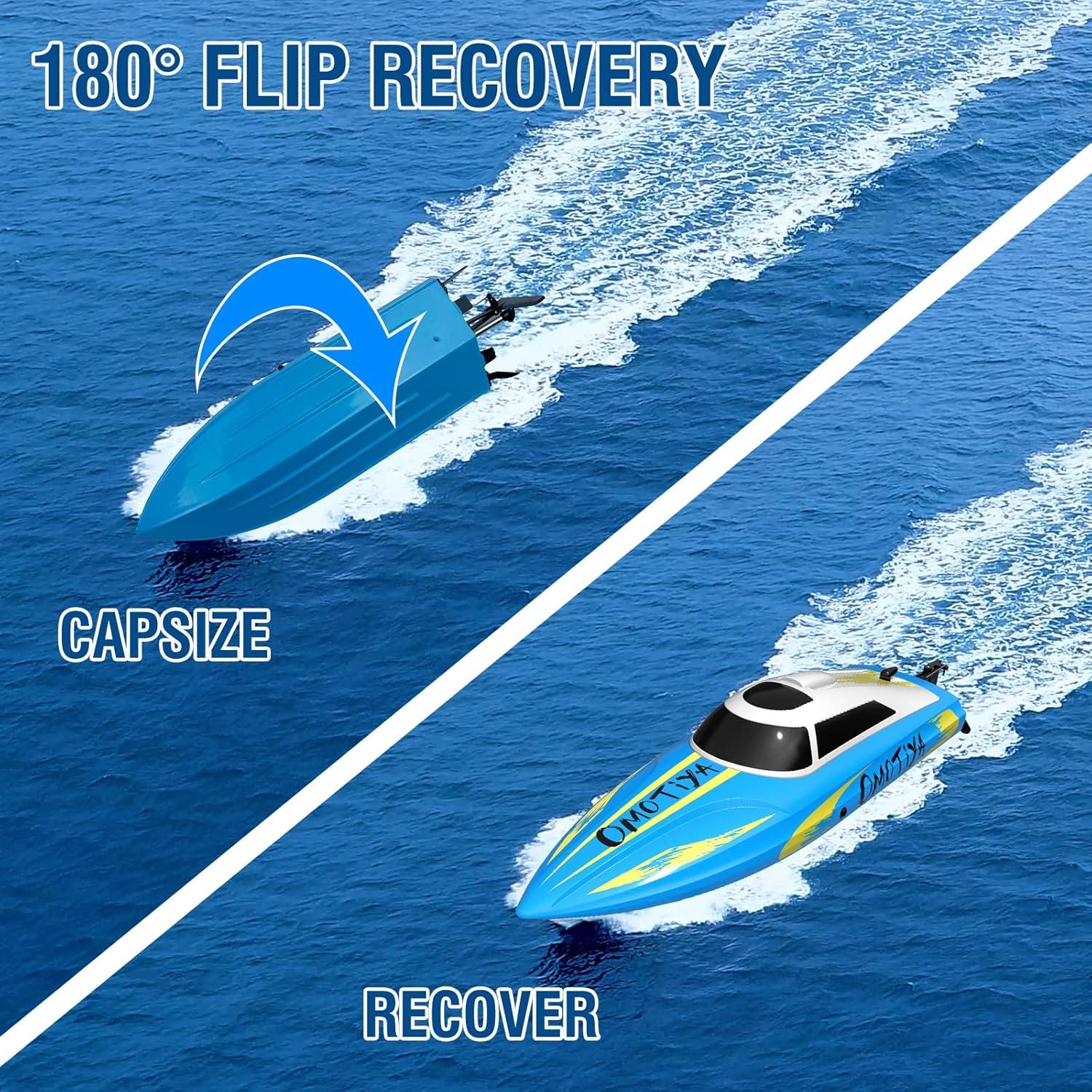 Barco RC OMO-18-RB Alta Velocidad 32 km/h 2 Baterías