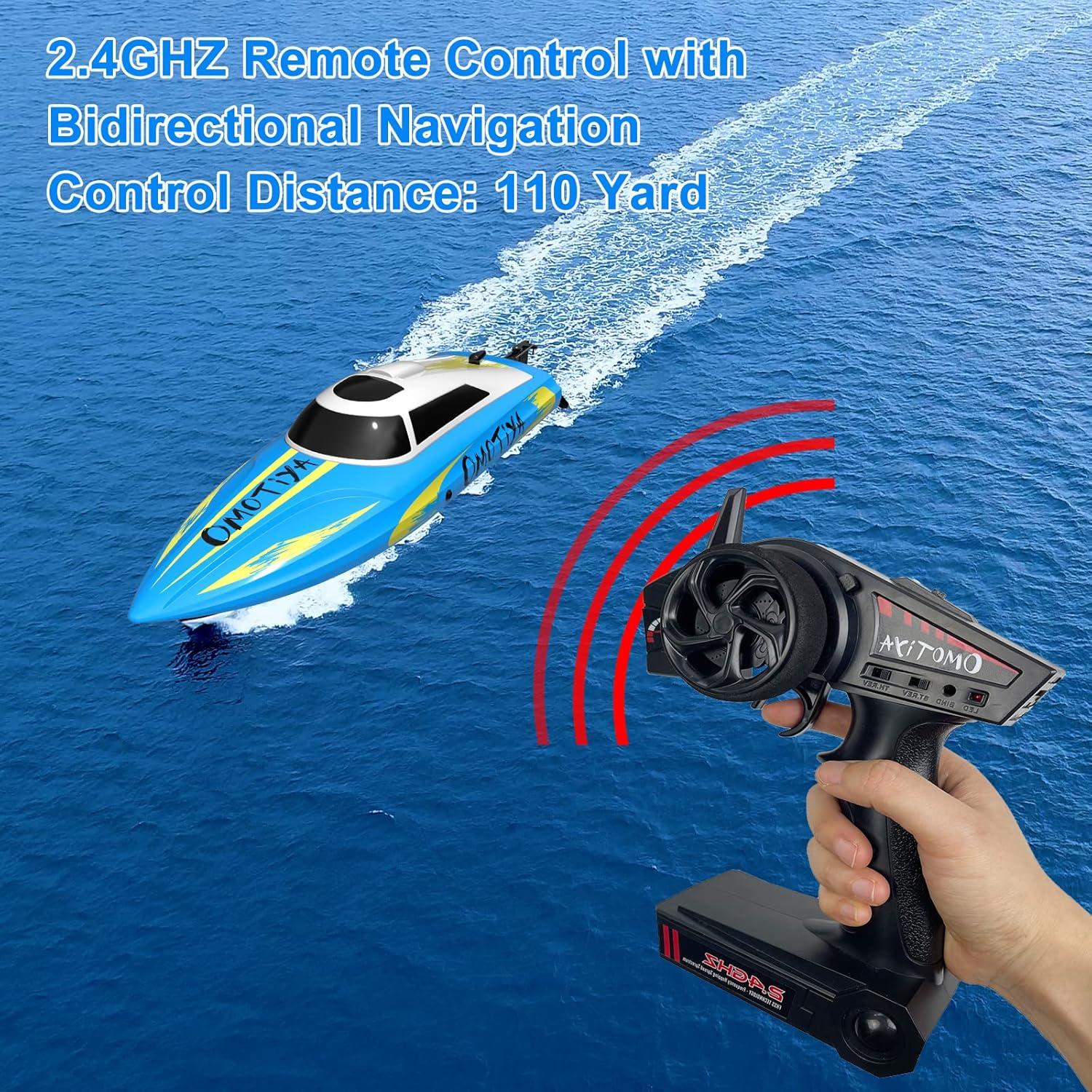 Barco RC OMO-18-RB Alta Velocidad 32 km/h 2 Baterías