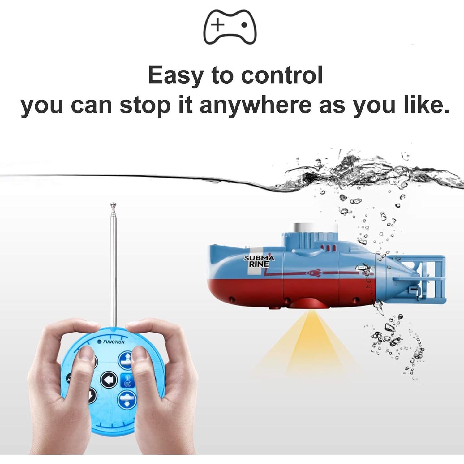 Submarino RC GoolRC LSRC-SMI a Prueba de Agua para Niños