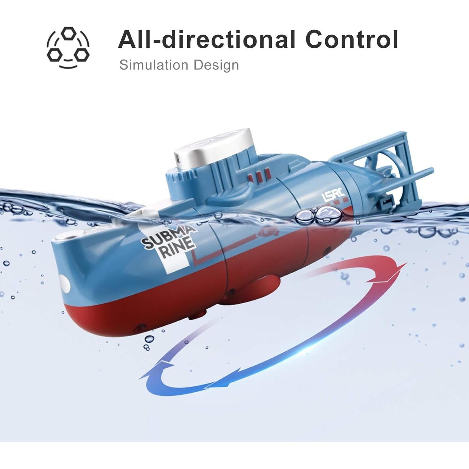 Submarino RC GoolRC LSRC-SMI a Prueba de Agua para Niños