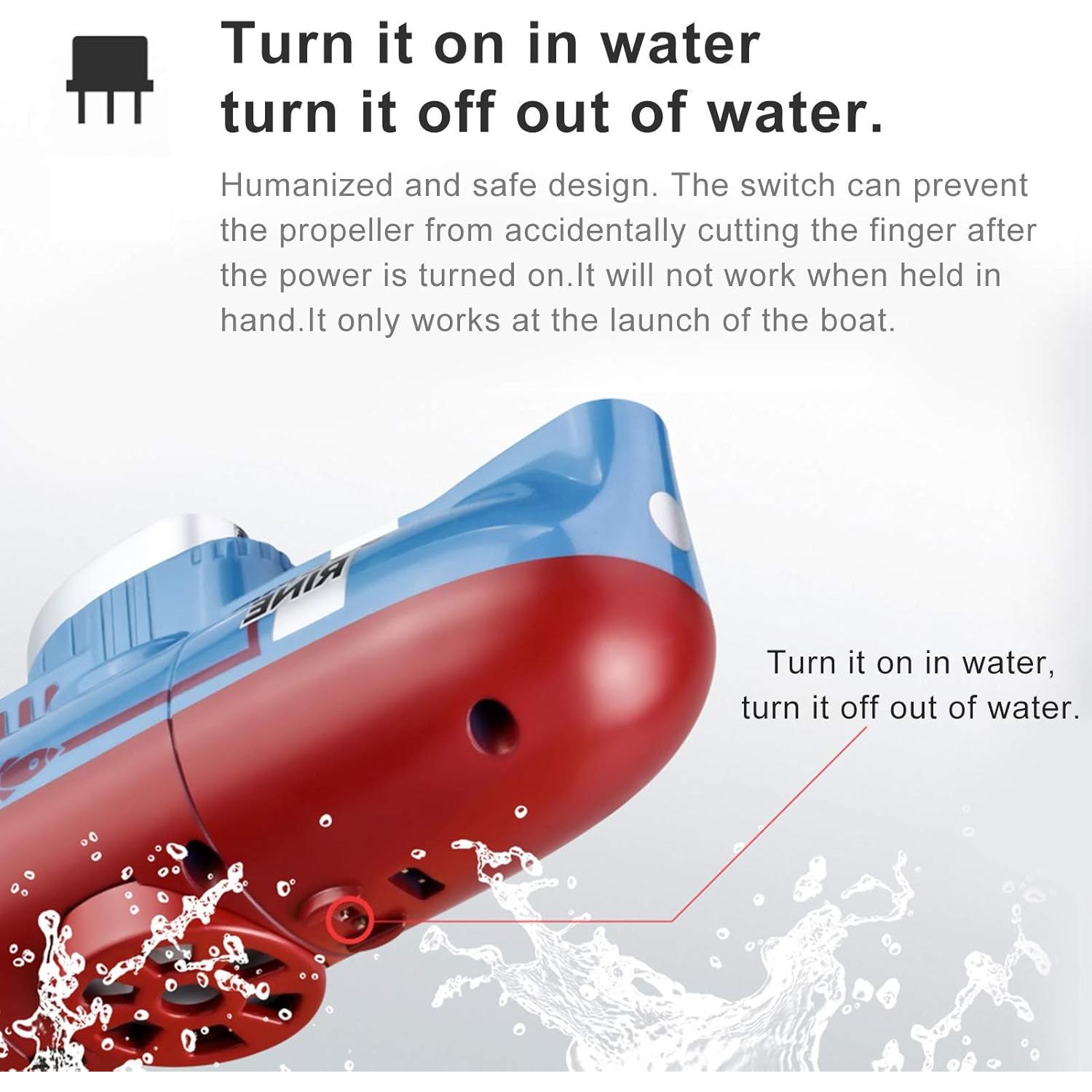 Submarino RC GoolRC LSRC-SMI a Prueba de Agua para Niños