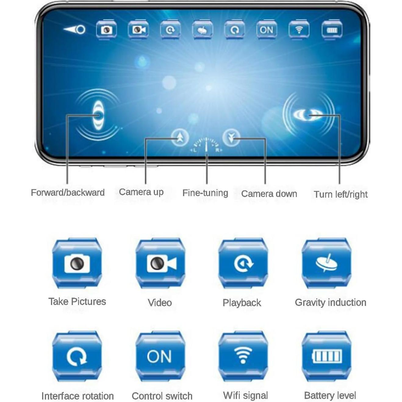 Barco RC WiFi Impermeable SHANTOU 777-273 con Cámara HD