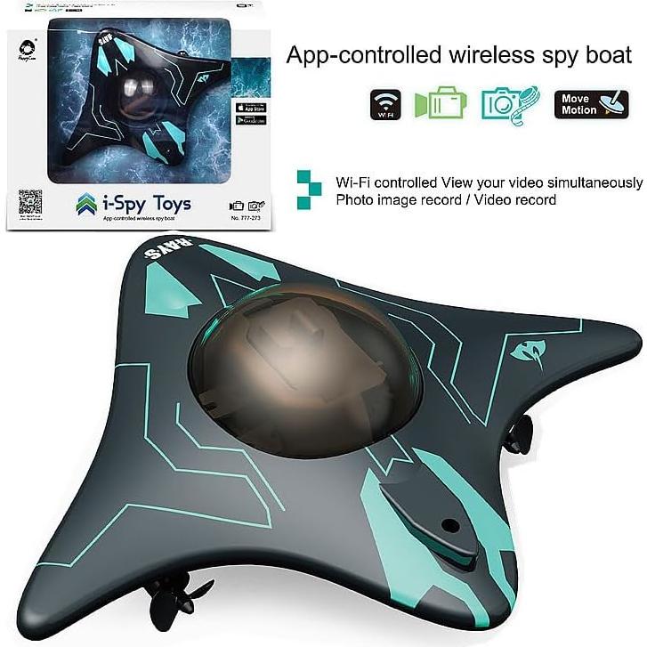 Barco RC WiFi Impermeable SHANTOU 777-273 con Cámara HD