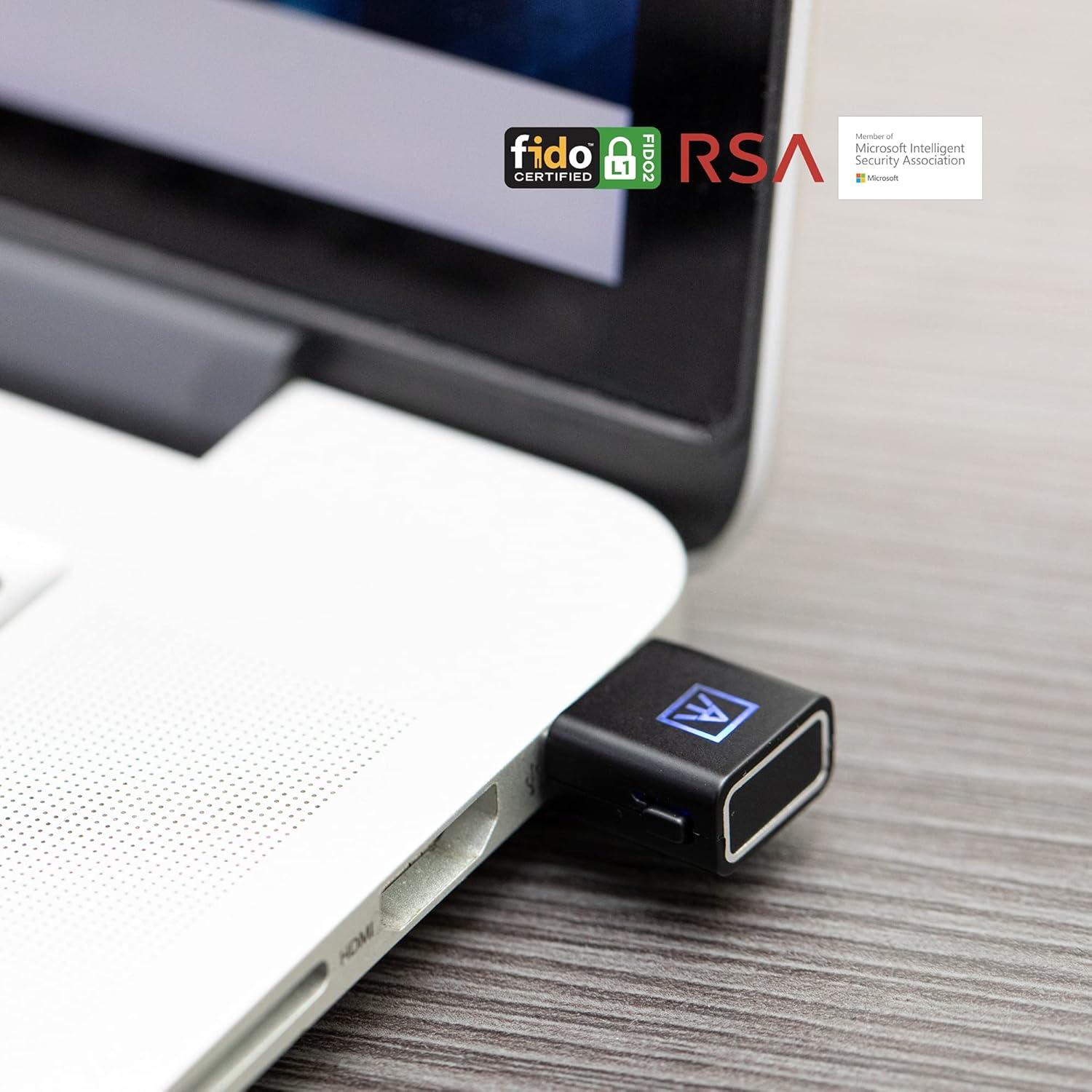 ATKey.Pro - Llave de Seguridad FIDO2 USB-A, Huella Digital