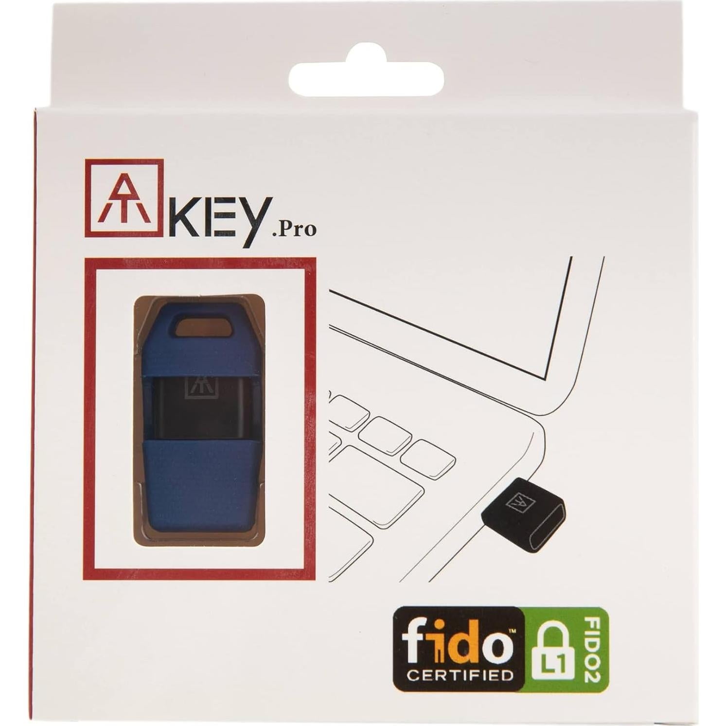 ATKey.Pro - Llave de Seguridad FIDO2 USB-A, Huella Digital