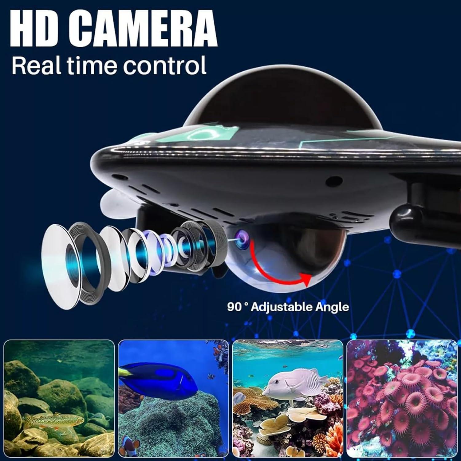 Barco RC Impermeable Ouhgnoh 6CH con Cámara HD para Niños