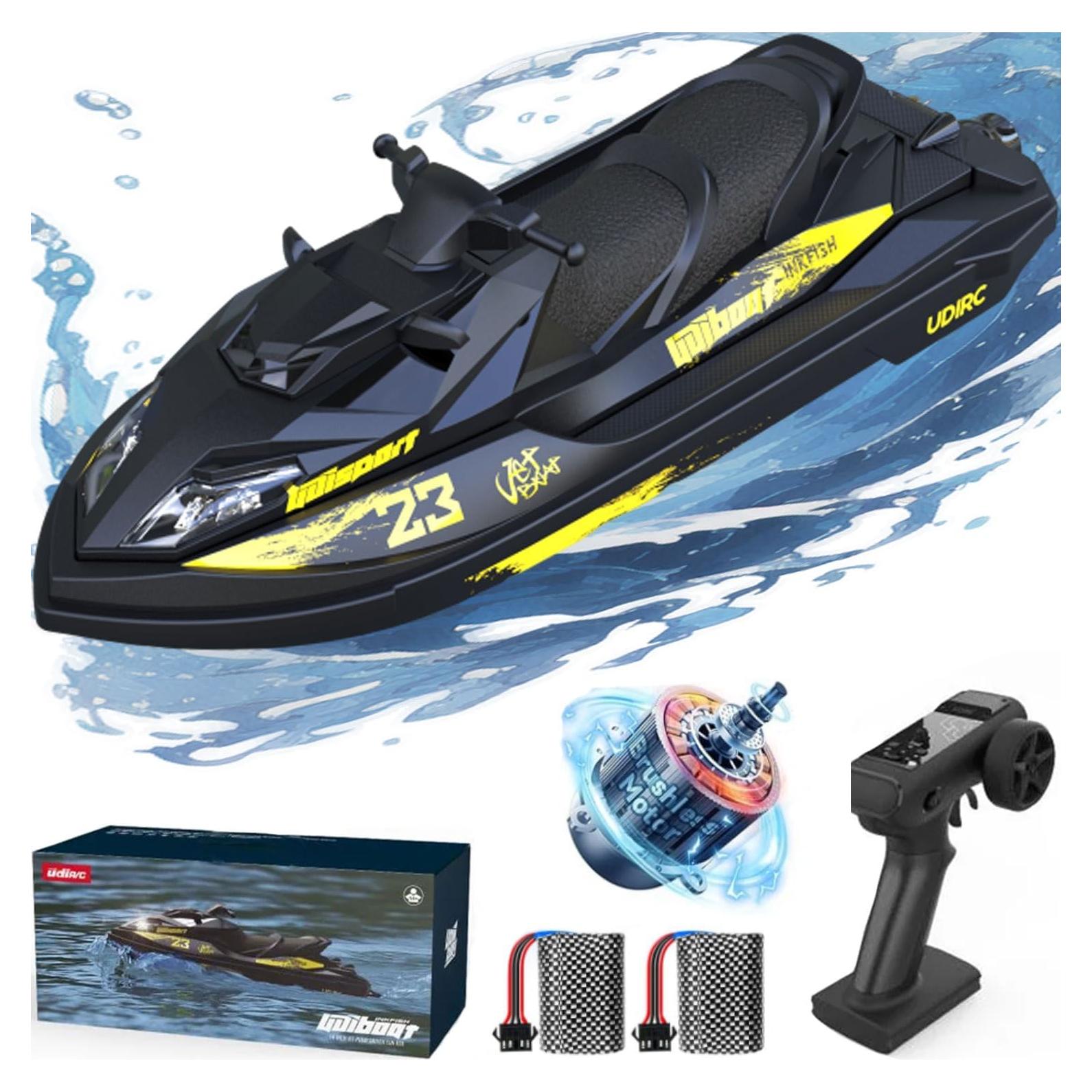 Moto de Agua RC CaptainRC UDI023 25KPH 2 Baterías LED