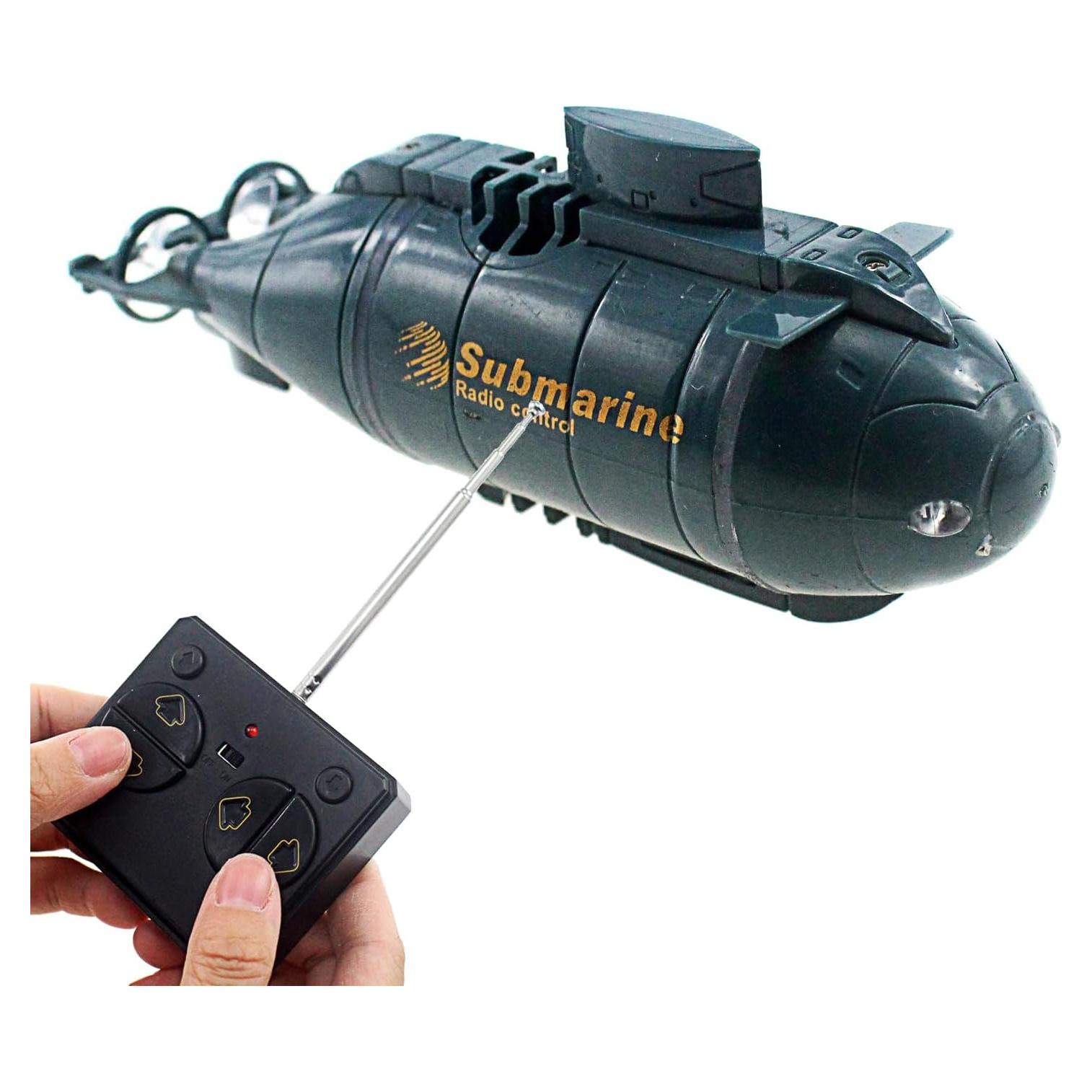 Submarino RC Control Remoto Tipmant Azul 12.7 cm Juguete