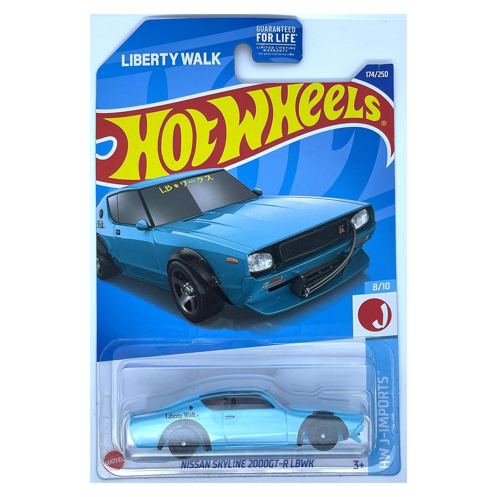Hot Wheels Nissan Skyline 2000GT-R LBWK Verde 1:64 2022