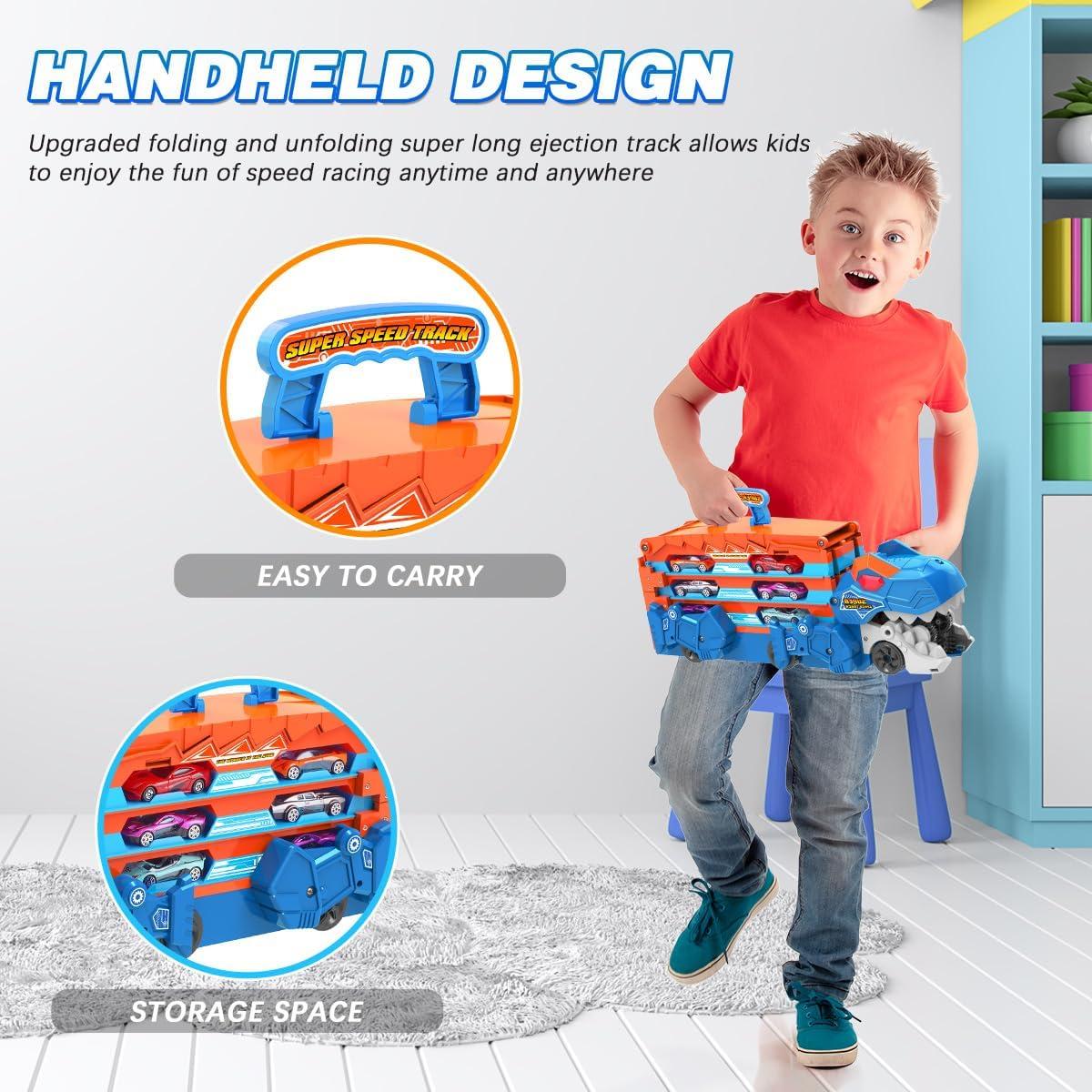 Camión de Transporte de Dinosaurios Terramus 3 en 1 con Sonido