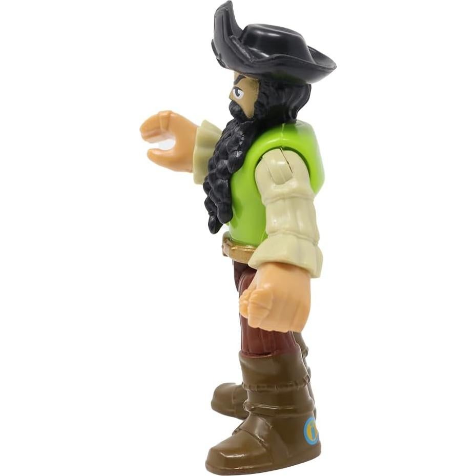 Figura de Pirata Barbanegra Fisher-Price Imaginext Reemplazo